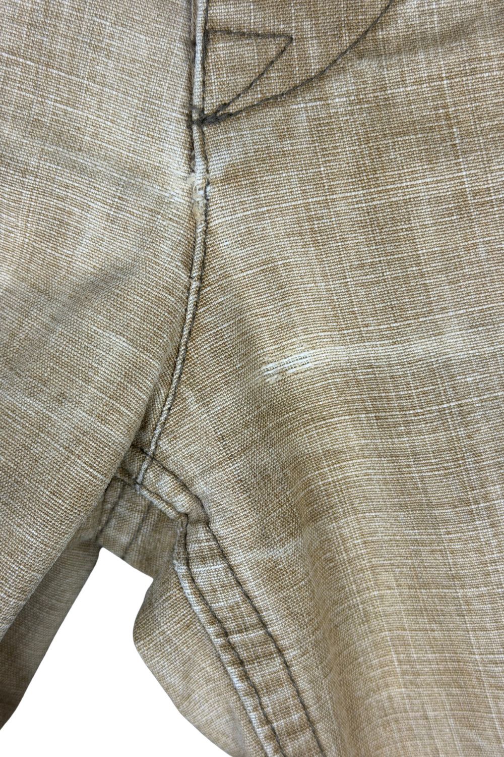 RRL Ralph Lauren Japanese Fabric Workwear Trousers Beige image 8
