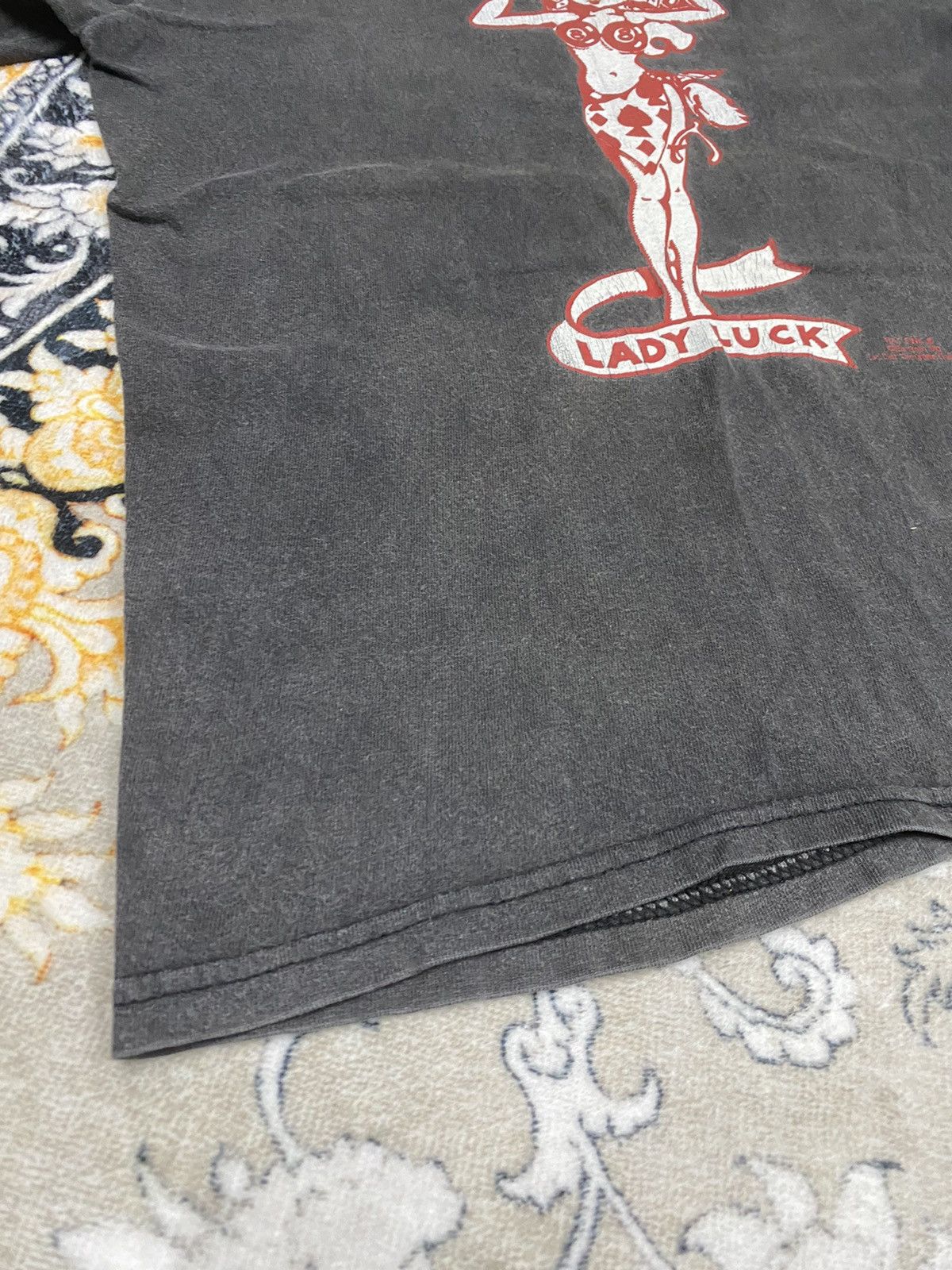 Vintage VINTAGE RAT FINK LADY LUCK 8 BALL 90s YOUTH SIZE RARE TEE Size US M / EU 48-50 / 2 - 6 Thumbnail