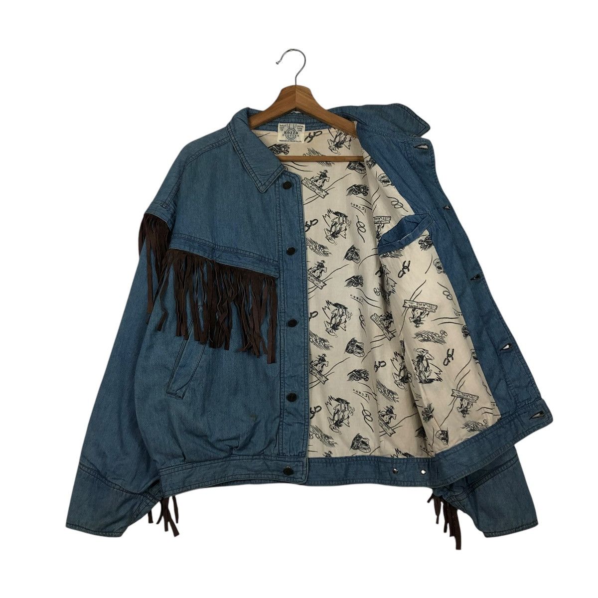 Japanese Brand 🔥VINTAGE BOMBER DENIM JACKET PAZZO CO LTD ISSEY MIYAKE Size US M / EU 48-50 / 2 - 13 Thumbnail