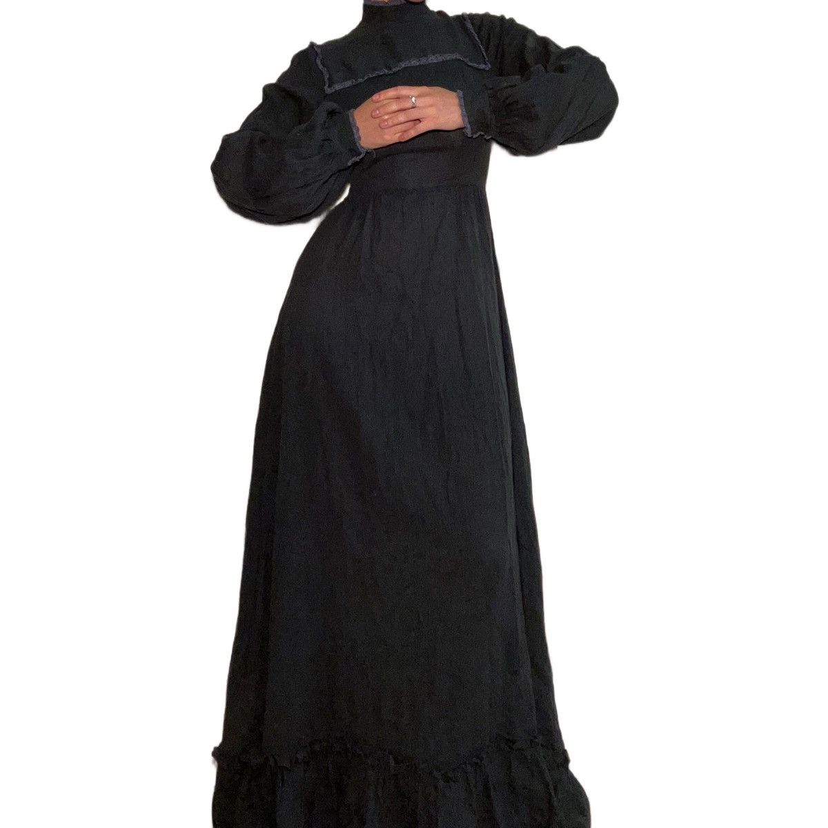 Other Gothic Maiden Antique Gown Dark Grey Size S / US 4 / IT 40 - 2 Thumbnail