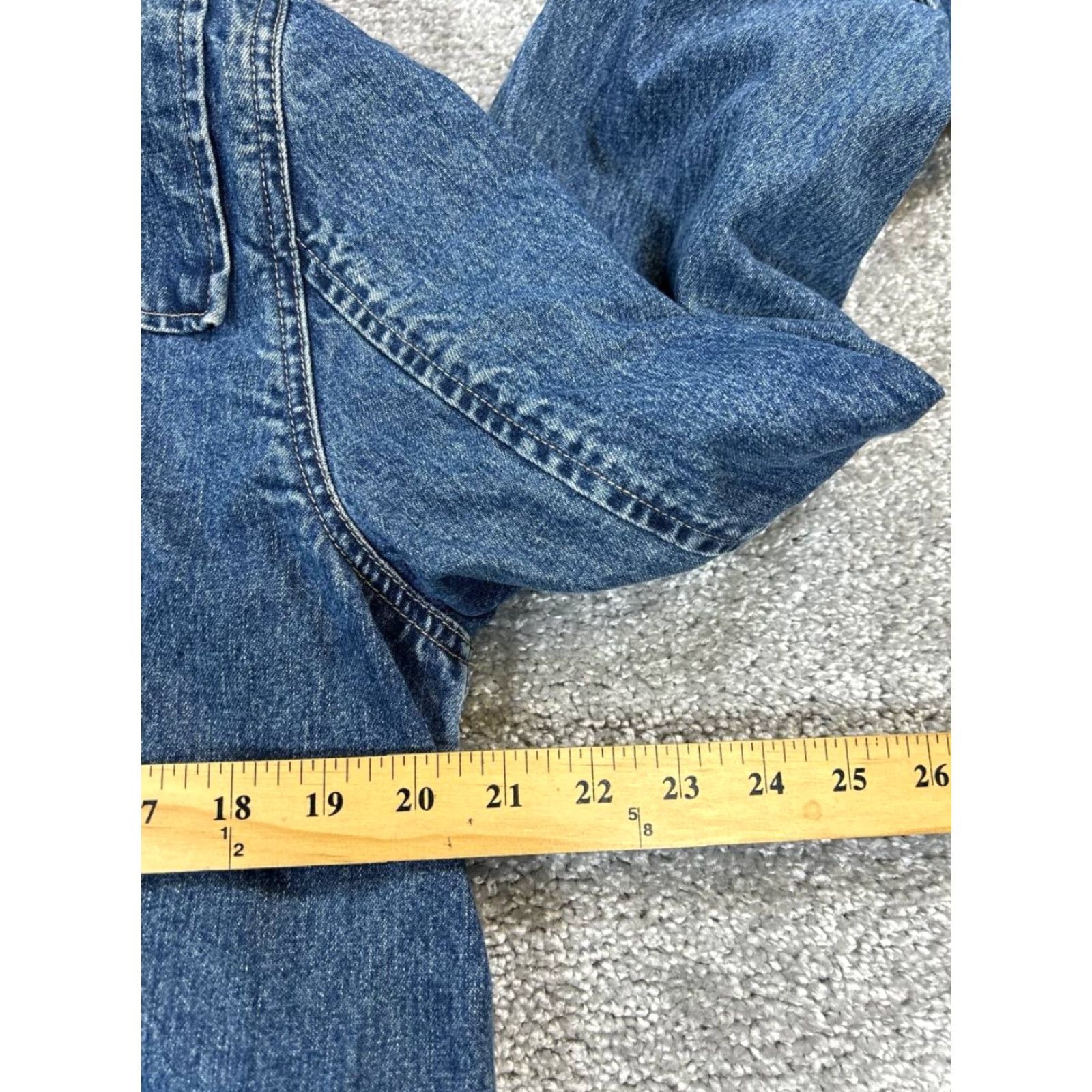 Ralph Lauren VINTAGE Ralph Lauren Jacket Womens M Blue Cotton Denim Rope Duffle Parka Long Sleeve Button Pockets Casual Size M / US 6-8 / IT 42-44 - 7 Thumbnail