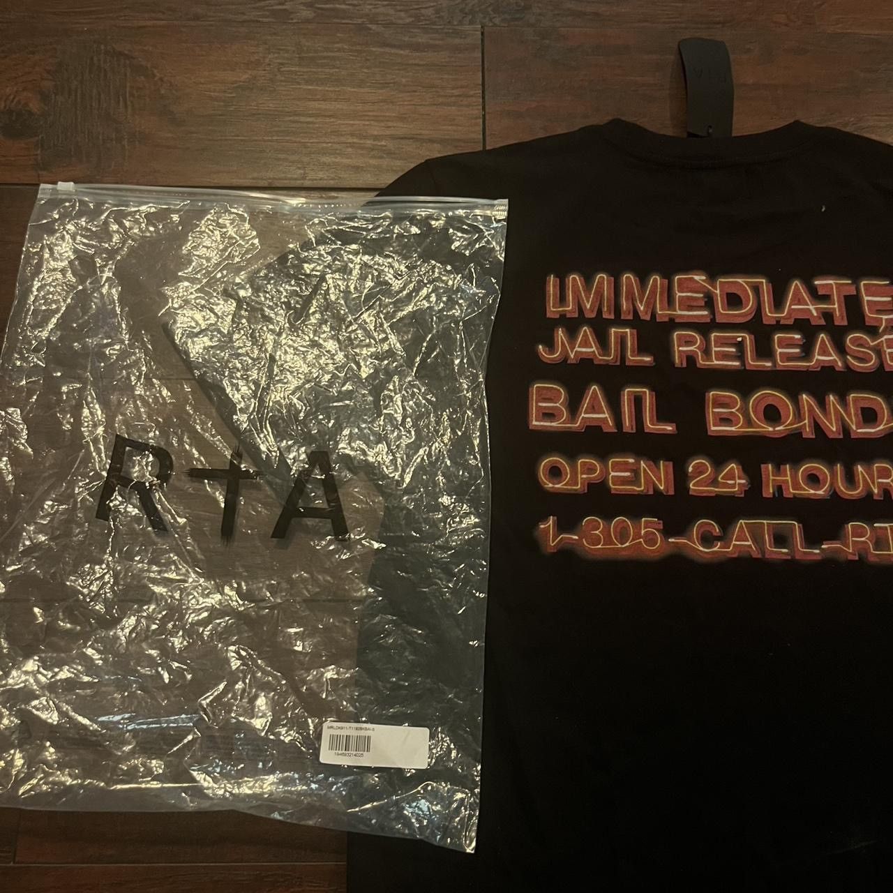 Rta RTA LIAM SHORT SLEEVE TEE | BLACK BAIL BONDS Size US S / EU 44-46 / 1 - 5 Thumbnail
