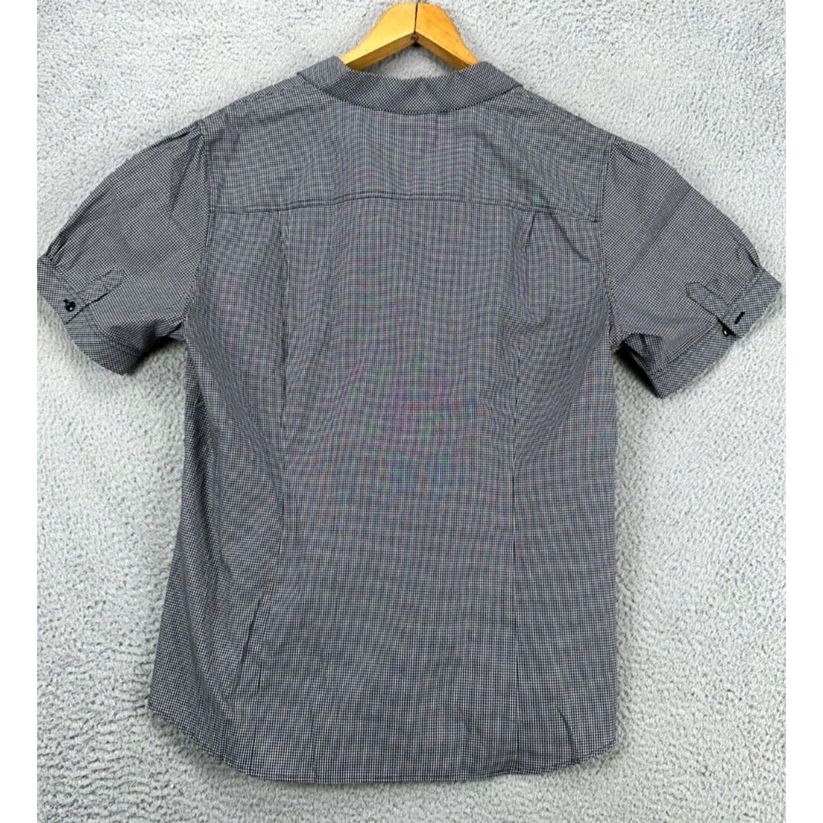 Cutter & Buck VINTAGE University of Dayton Women 2XL Grey Plaid Performance Button Up Cutter Buck NEW Size XXL / US 16-18 / IT 52-54 - 4 Thumbnail
