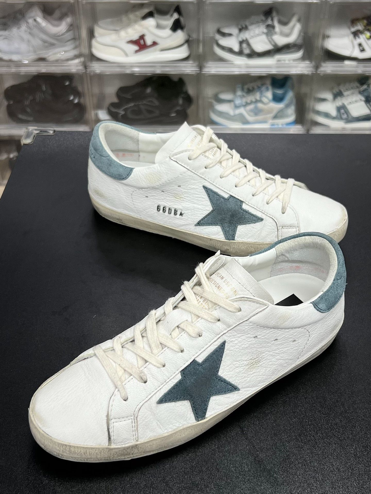 Golden Goose Golden Goose Blue Lowtop Sneakers 8 Men Size US 8 / EU 41 - 1 Thumbnail