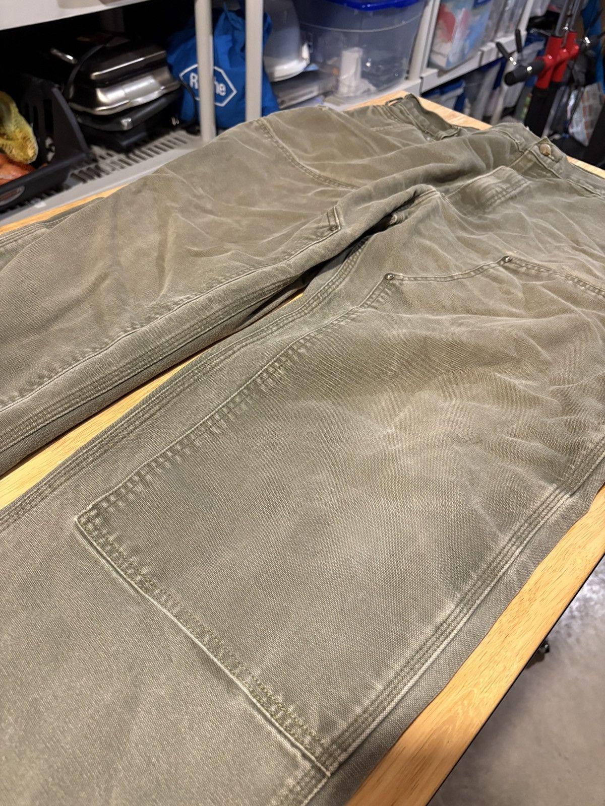 Carhartt Vintage Green Carhartt Double Knees Size US 44 / EU 60 - 2 Thumbnail