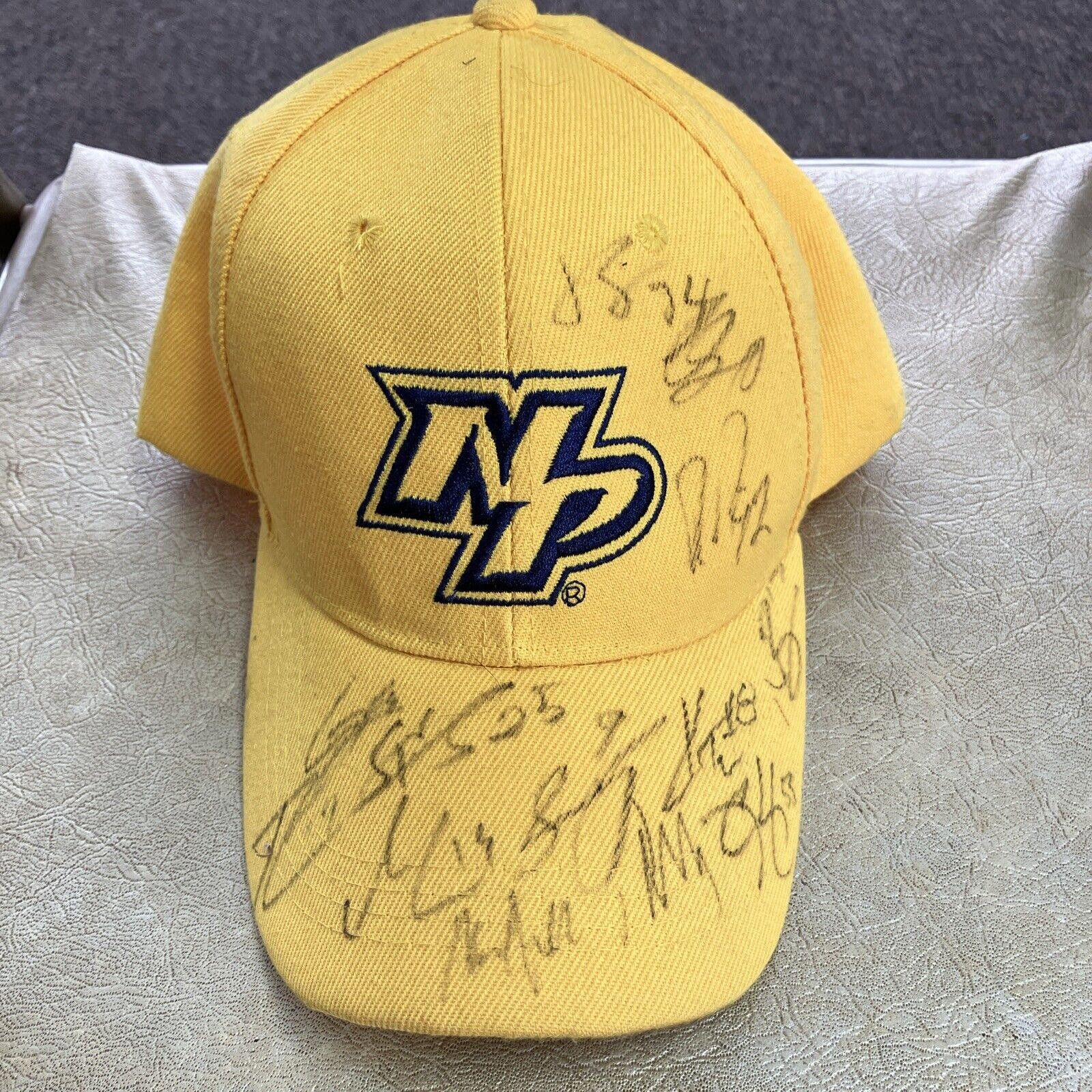 Designer NASHVILLE PREDATORS - HAT SIGNED BY 7 PLAYERS Size ONE SIZE - 1 Thumbnail