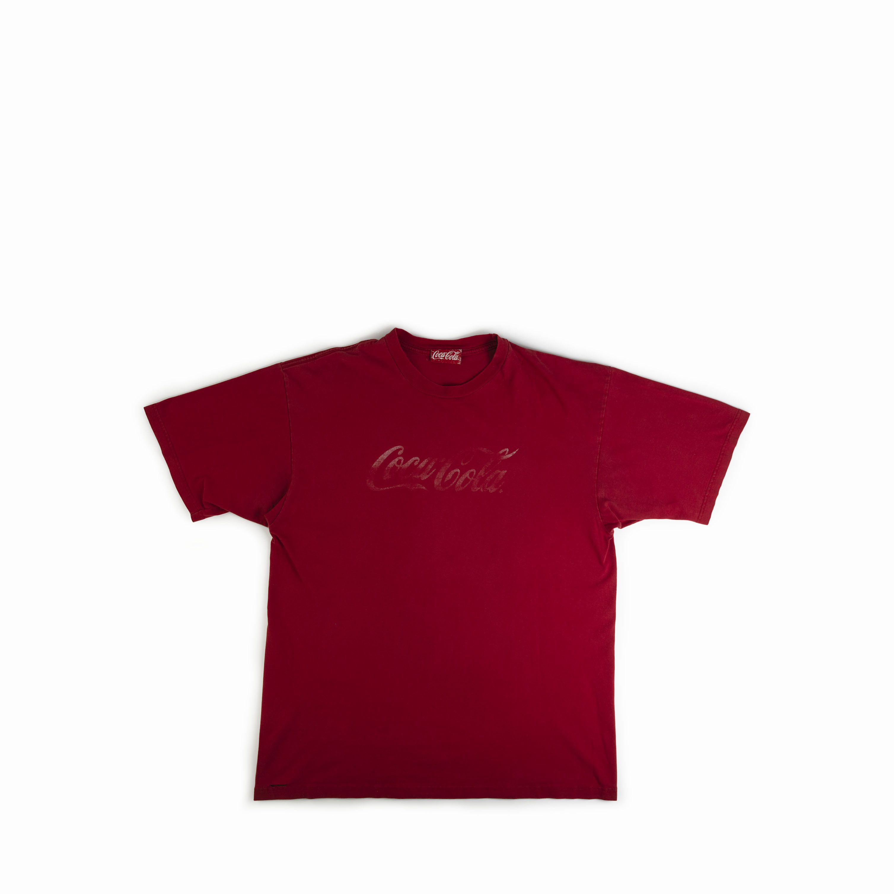 Vintage Vintage 1990's Coca Cola Faded Tee Shirt Size US XL / EU 56 / 4 - 1 Thumbnail
