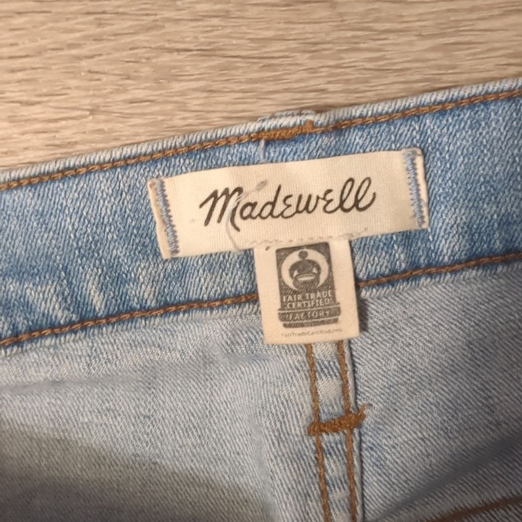 Madewell Madewell distressed 9" high rise skinny jeans size 29 Size 29" - 4 Thumbnail