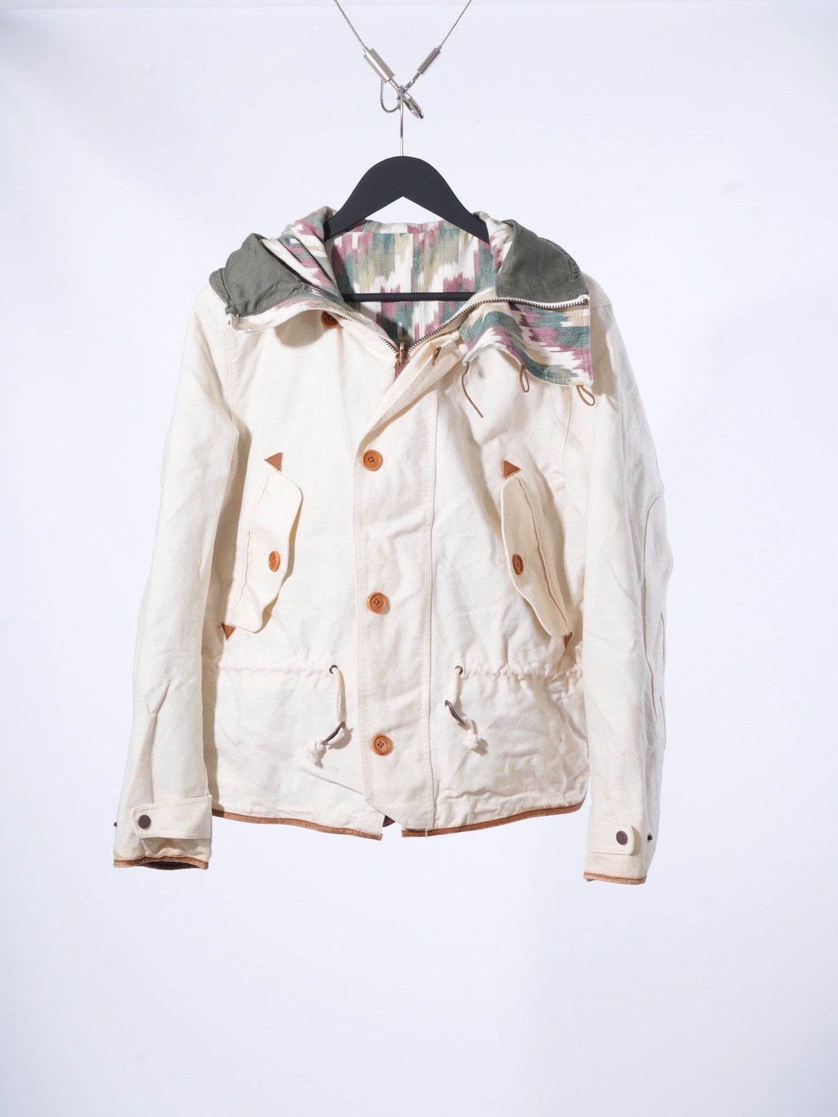 Ben Sherman Ben Sherman Plectrum Army Style Jacket Reversible sz L Size US L / EU 52-54 / 3 - 11 Thumbnail