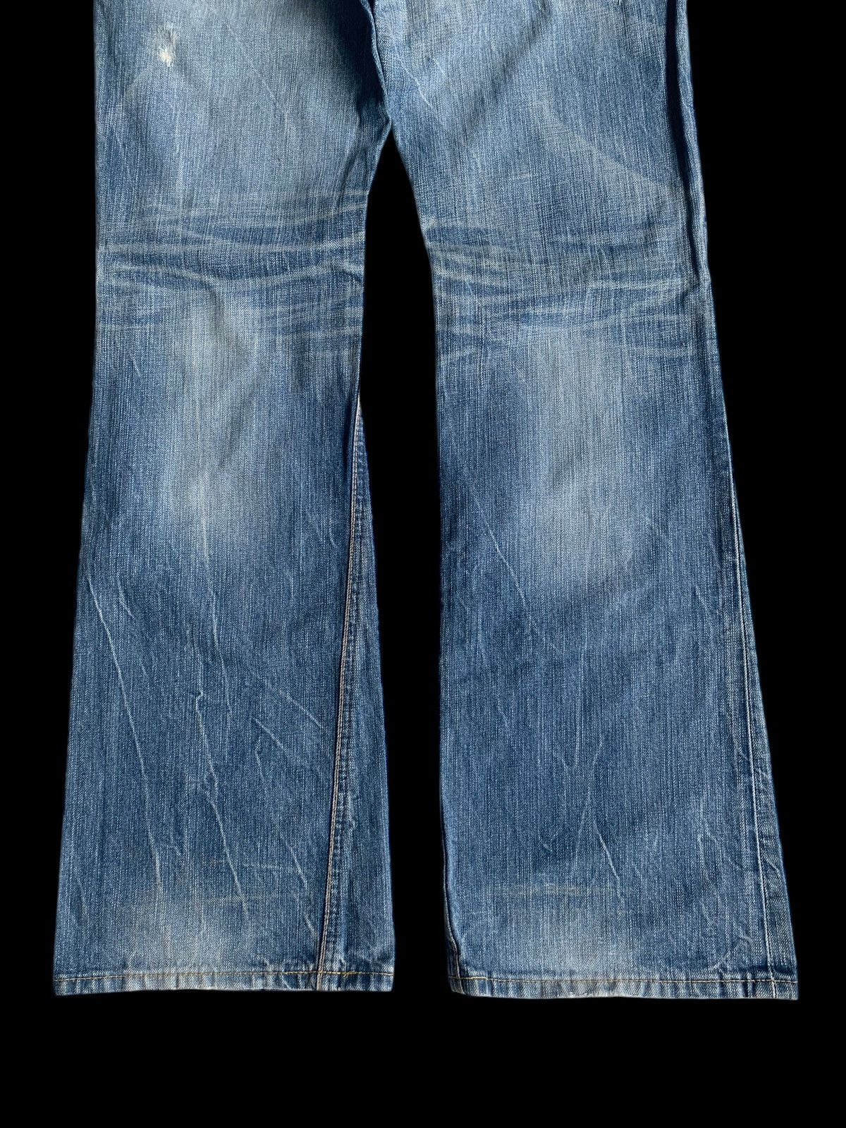 Edwin × If Six Was Nine × Kapital FLARE EDWIN 503 FADED PUNK STYLE DISTRESSED DENIM☠️🎌 Size US 30 / EU 46 - 8 Thumbnail