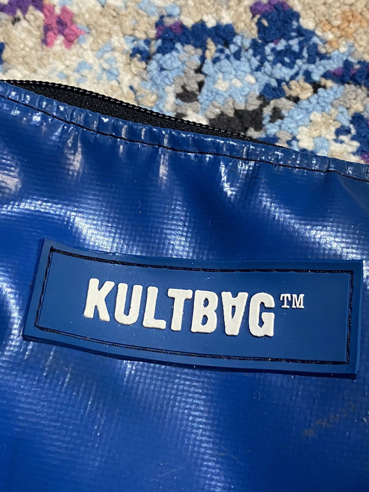 Japanese Brand KULTBAG UPCYCLED TARPAULIN CANVAS BANANA MESSENGER BAG JAPAN Size ONE SIZE - 4 Thumbnail