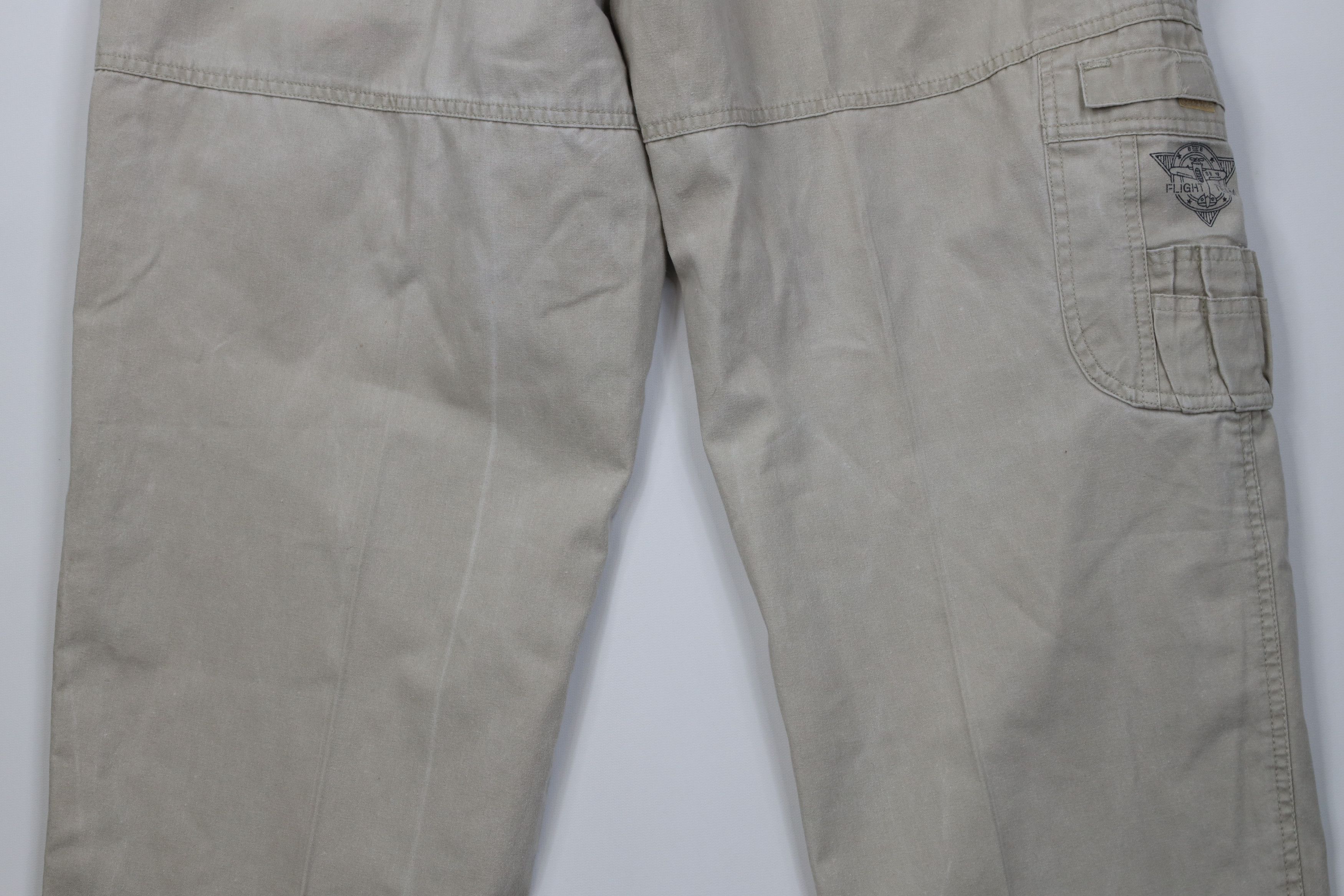 Vintage Vintge 90s Streetwear Stonewash Baggy Canvas Cargo Pants Size US 38 / EU 54 - 14 Thumbnail