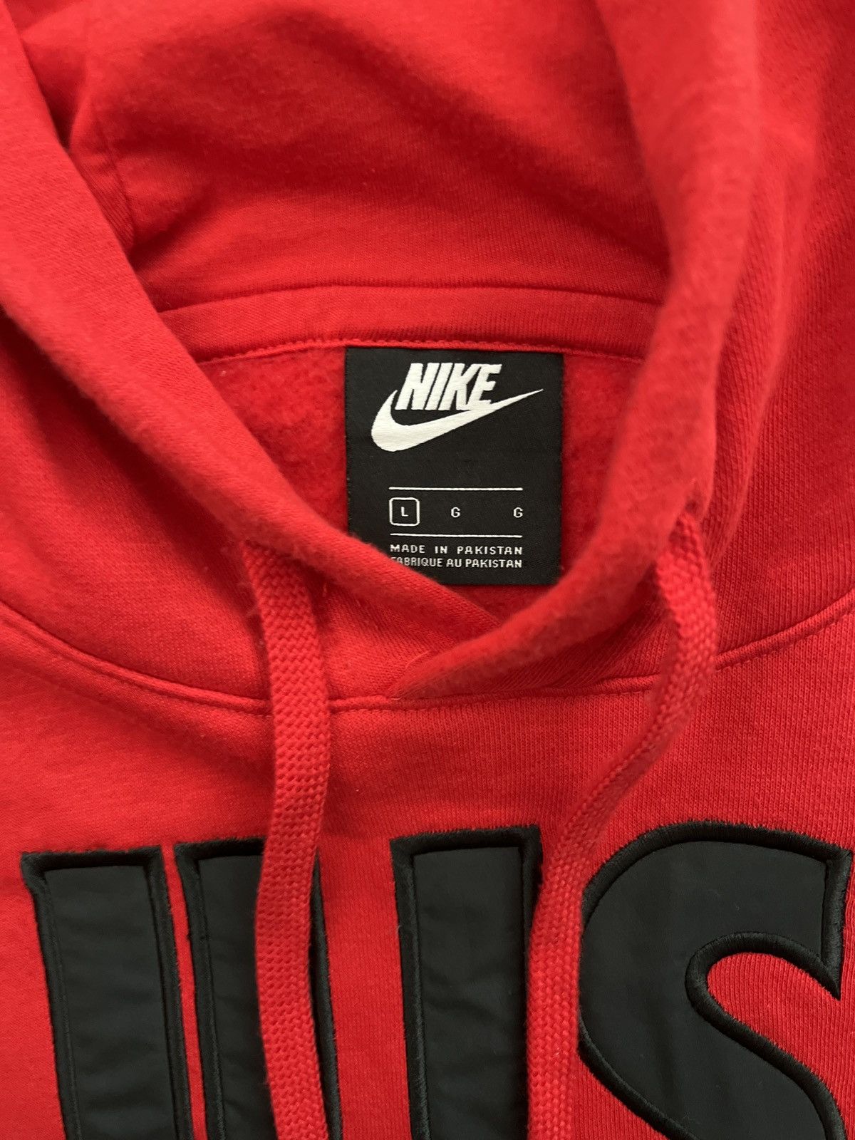 Jordan Brand × Nike Nike Just Do It Size Large Red Hoodie Almost New/Gently Used Size US L / EU 52-54 / 3 - 3 Thumbnail