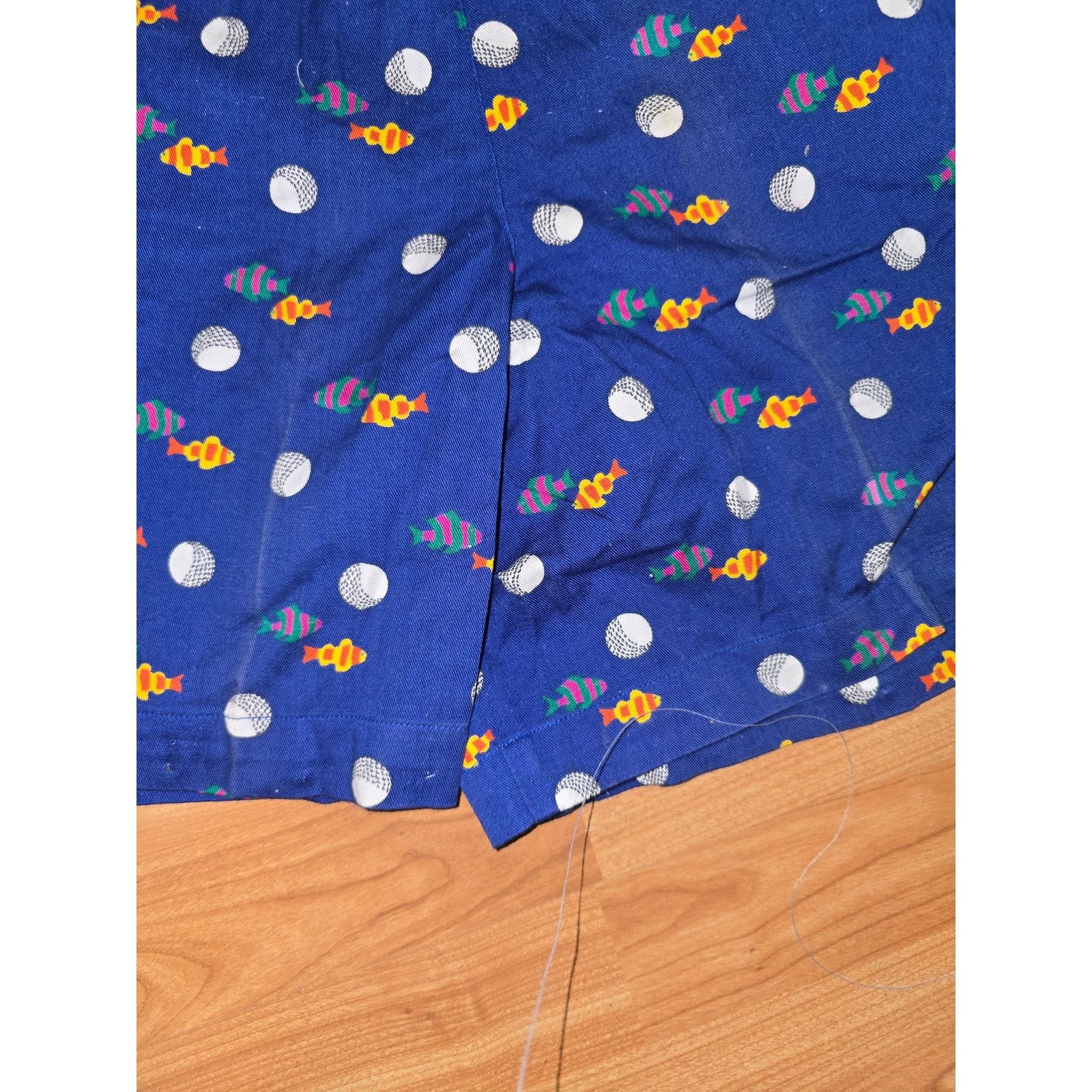 Vintage Vintage EP Pro Golf Blue Shorts Fish Print 10 Golfing Shorts Size 32" / US 10 / IT 46 - 7 Thumbnail
