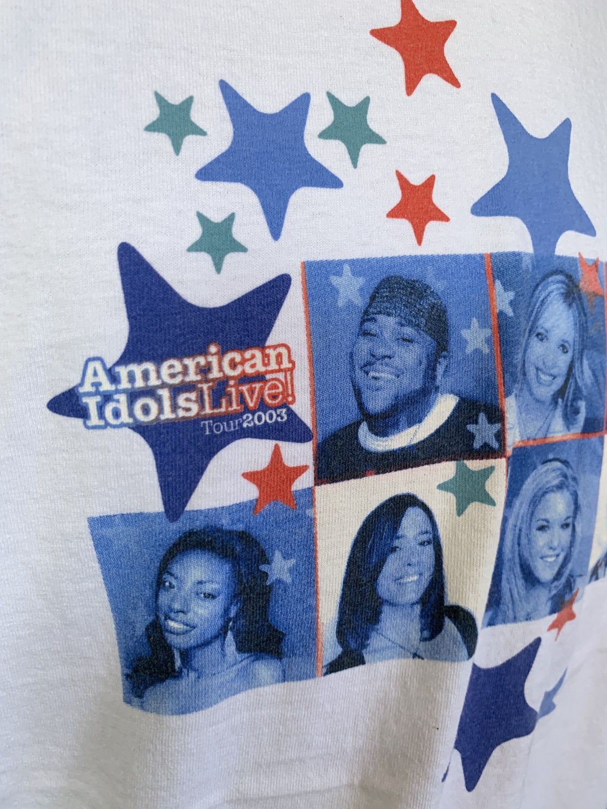 Vintage Vintage 2003 American Idols Live Tour T shirt Size US L / EU 52-54 / 3 - 5 Thumbnail