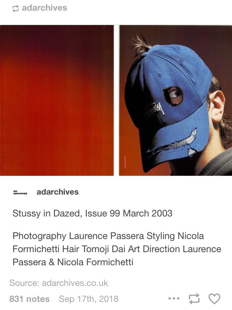 Stussy 1/1 Stussy Cap Inspiration Laurence Passera Size ONE SIZE - 3 Thumbnail
