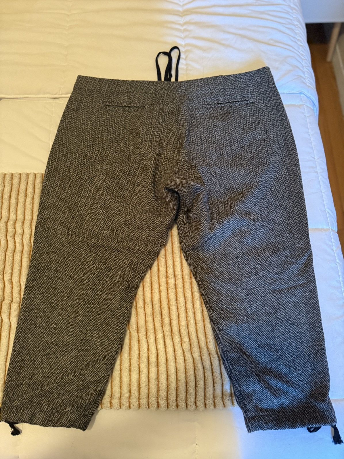 Greg Lauren Greg Lauren B/W Herringbone Lounge Pant (sz GL 5) Size US 38 / EU 54 - 2 Thumbnail