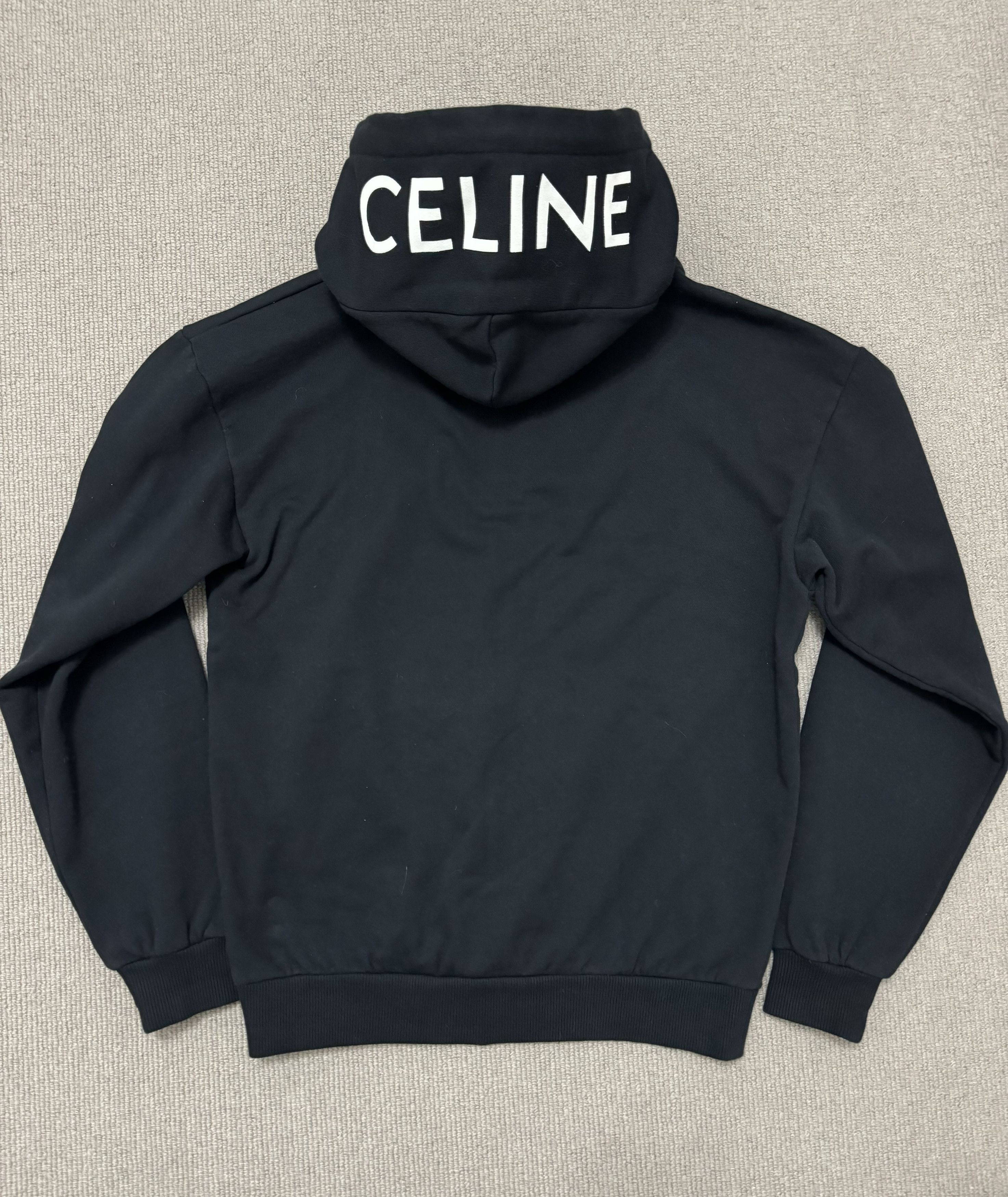 CELINE LOOSE ZIP UP HOODIE - Sweatshirts Hoodies