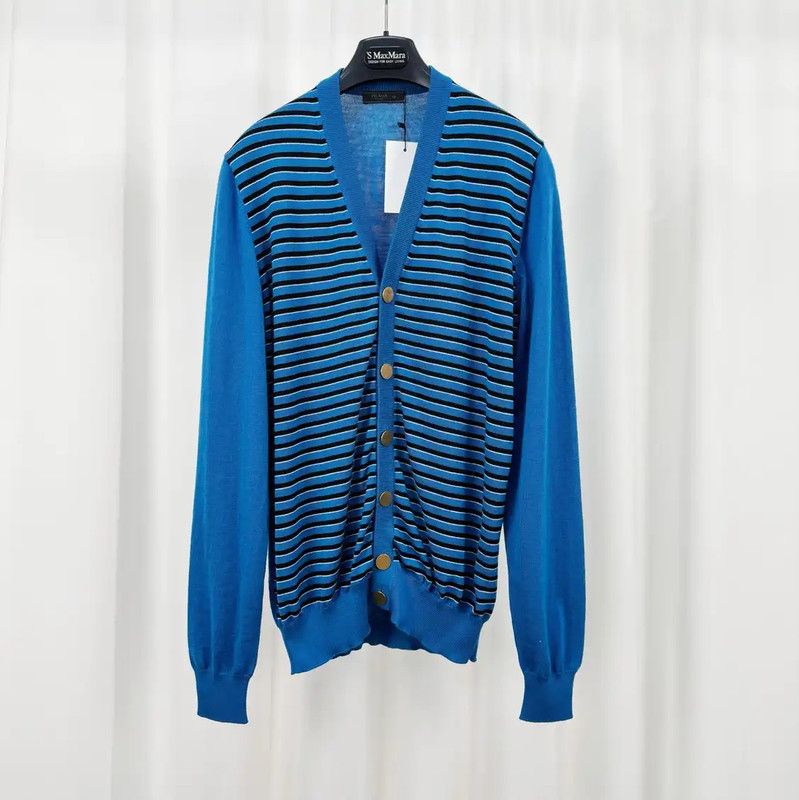 Prada Prada Striped Cardigan in Blue for Men Size US L / EU 52-54 / 3 - 1 Thumbnail