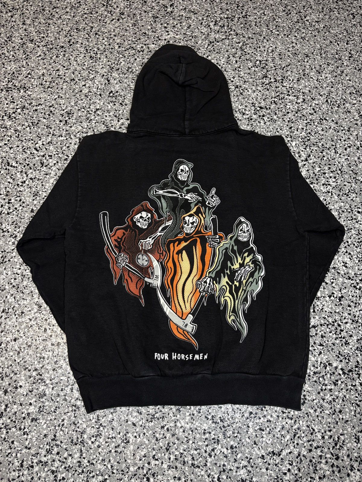 Warren Lotas 2020 Warren Lotas Black “The Four Horsemen” Hoodie Size M Size US M / EU 48-50 / 2 - 1 Thumbnail