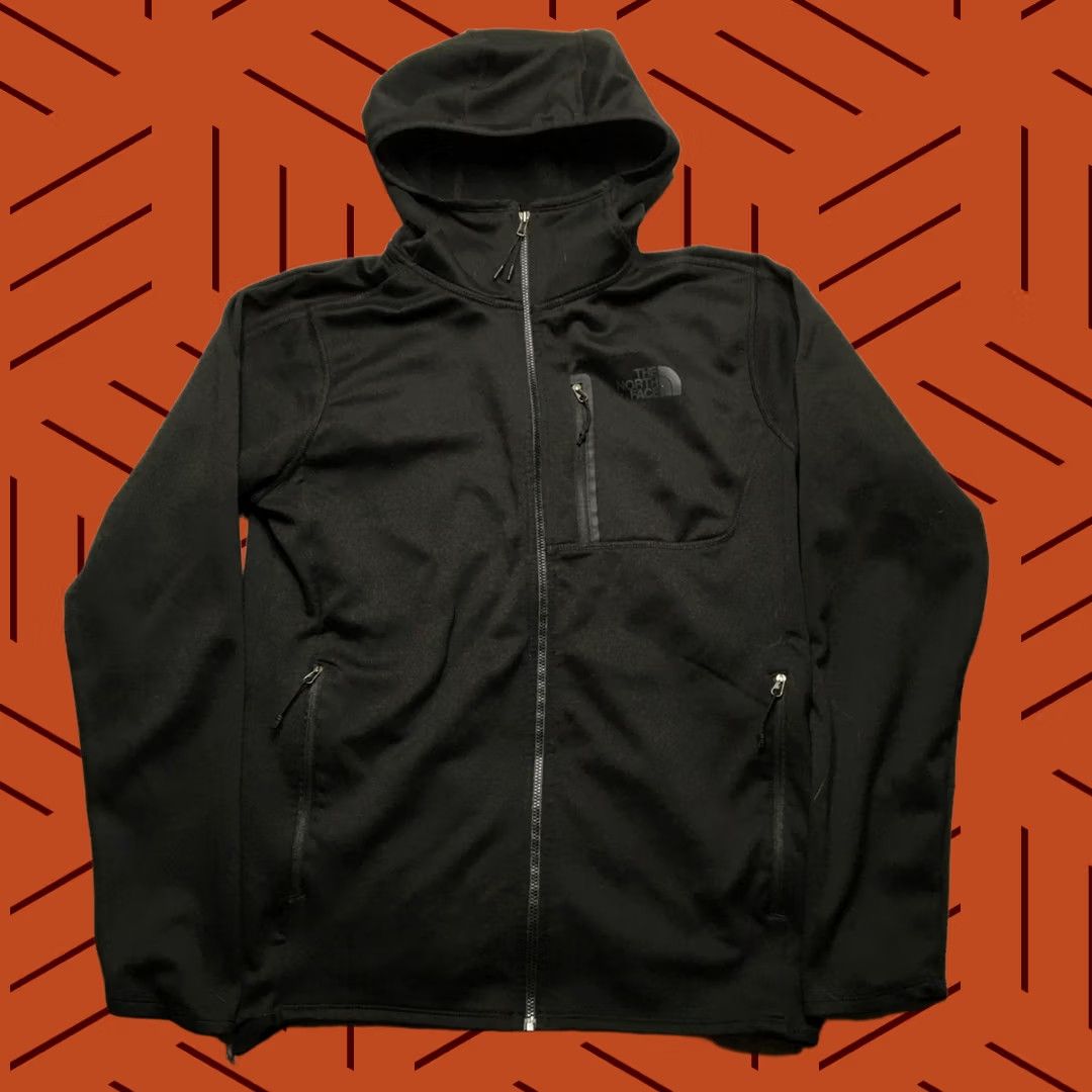The North Face The North Face Canyonlands Jacket Mens Small Black Hooded Full Zip Outdoor Hiking Windbreaker Softshell Pockets Lined Zip Size US S / EU 44-46 / 1 - 1 Thumbnail