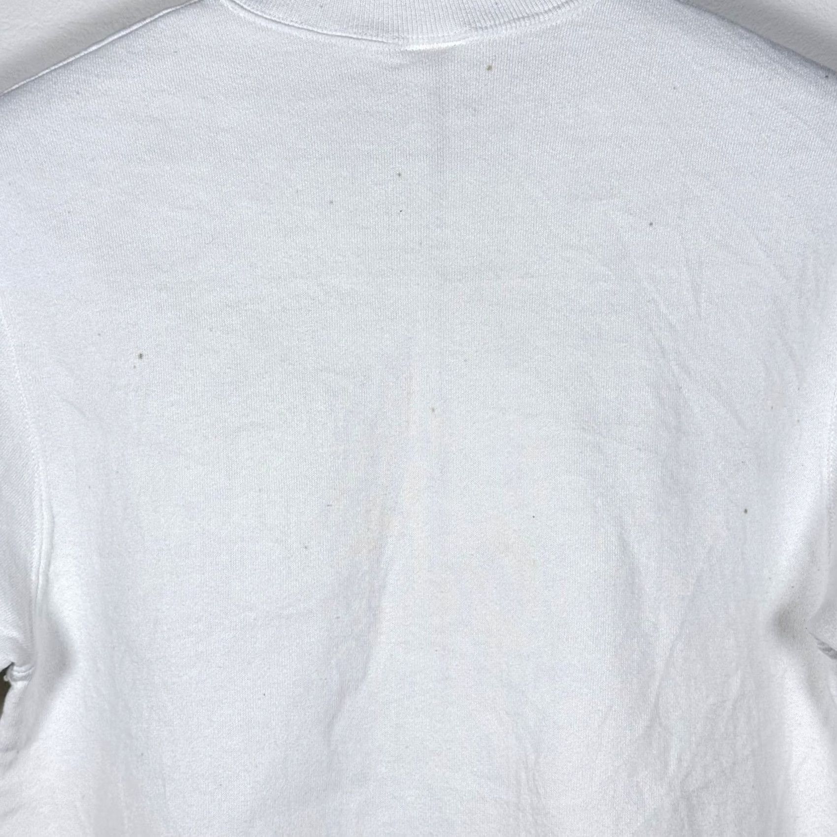 Fruit Of The Loom VINTAGE Fruit of the Loom Sweartshirt Mens M White Desert Storm 1991 Storm Graphic Print Crew Neck Pullover Knit Sweatshirt Regular Fit Shirt Size US M / EU 48-50 / 2 - 5 Thumbnail