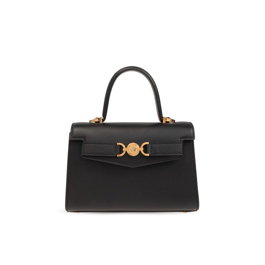 Versace VERSACE Medusa 95 Small Black Leather Shoulder Bag New & Aut Size ONE SIZE - 1 Thumbnail