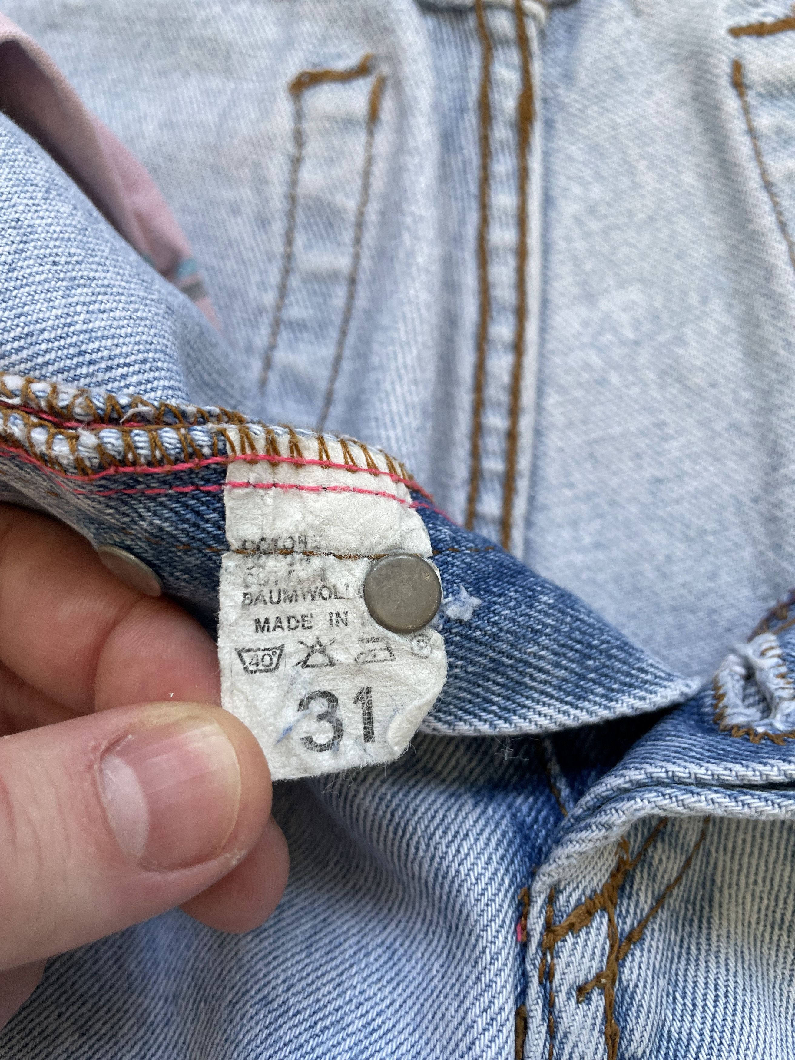 Other Vintage 90s PASH Wash Jeans blue denim Size US 30 / EU 46 - 6 Thumbnail
