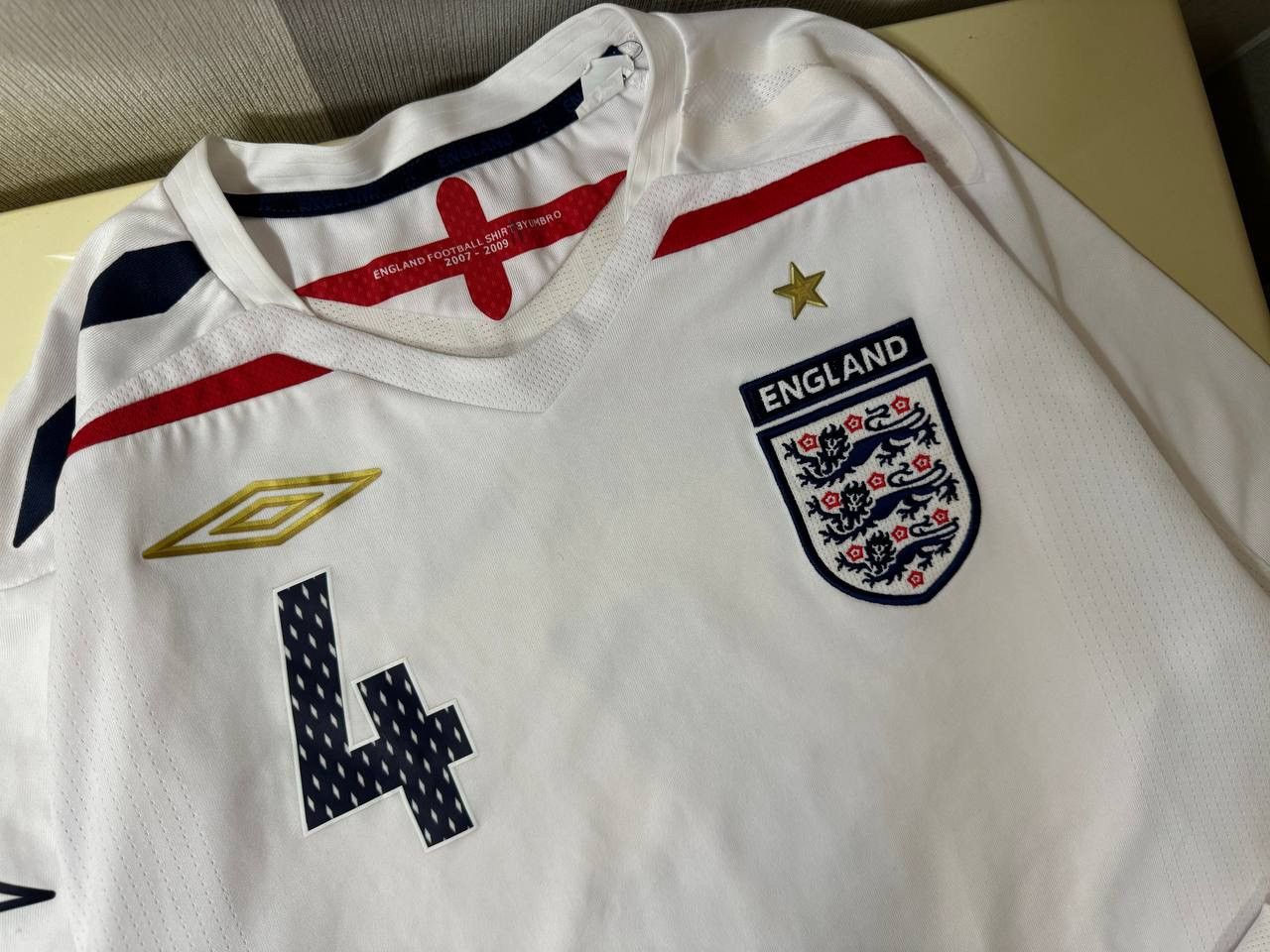 England Vintage 2004-06 Umbro Auswärtstrikot Trikot S M L XL XXL Fußball