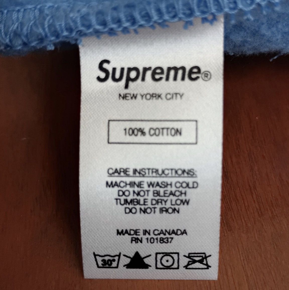 Supreme Supreme Crossover Hooded Sweatshirt Pale Royal Size US M / EU 48-50 / 2 - 5 Thumbnail