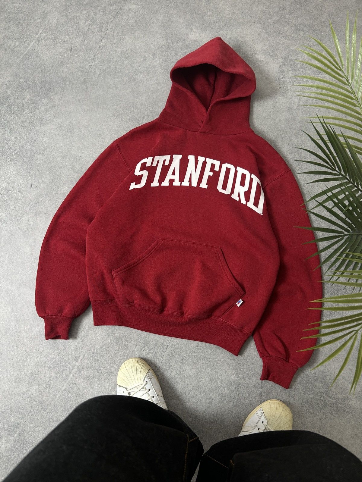 Russell Athletic Vintage Russell Athletic Stanford vintage red hoodies Size US S / EU 44-46 / 1 - 1 Thumbnail