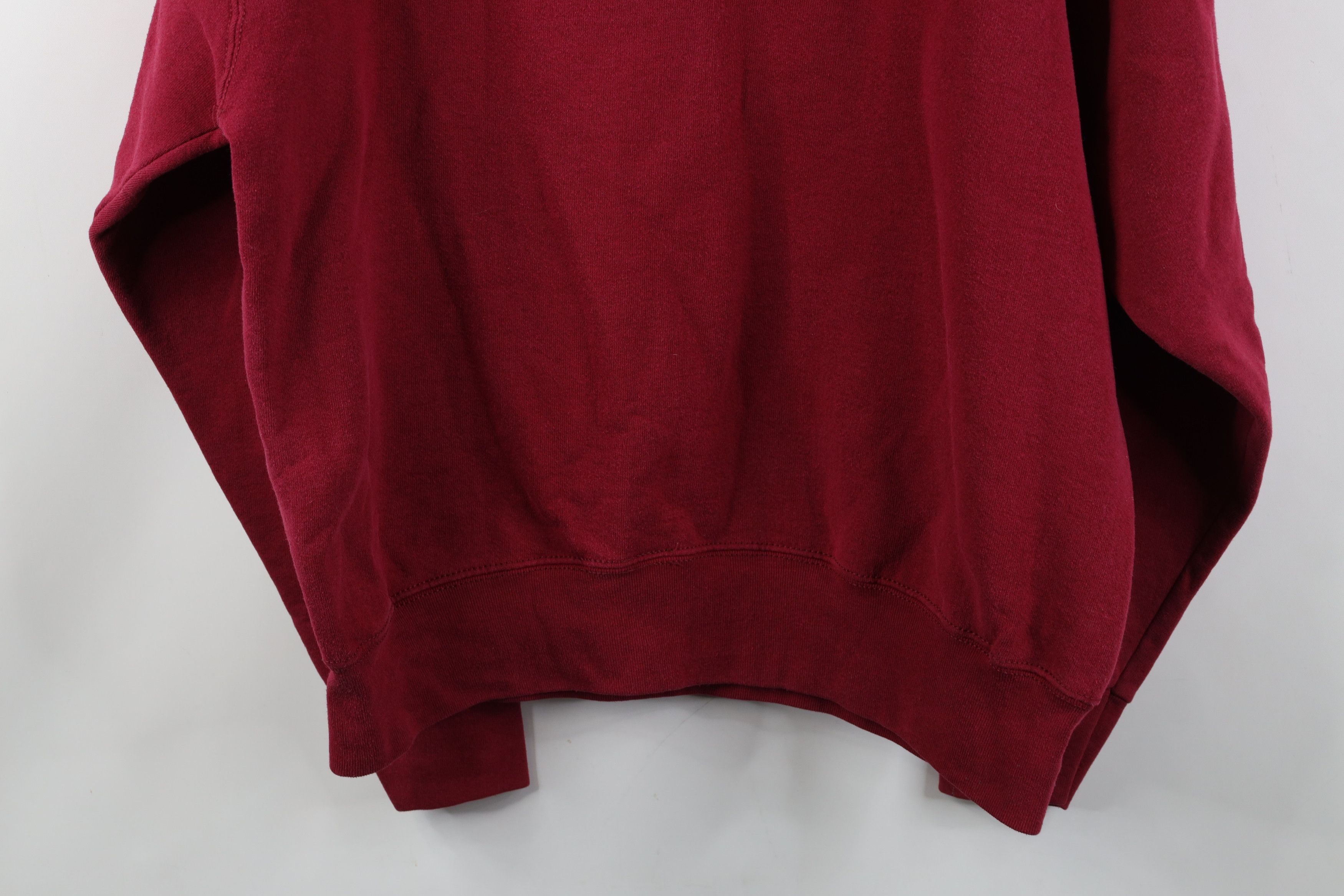 Vintage Vintage 90s Streetwear Heavy Crewneck Sweatshirt USA Red Size US XL / EU 56 / 4 - 13 Thumbnail