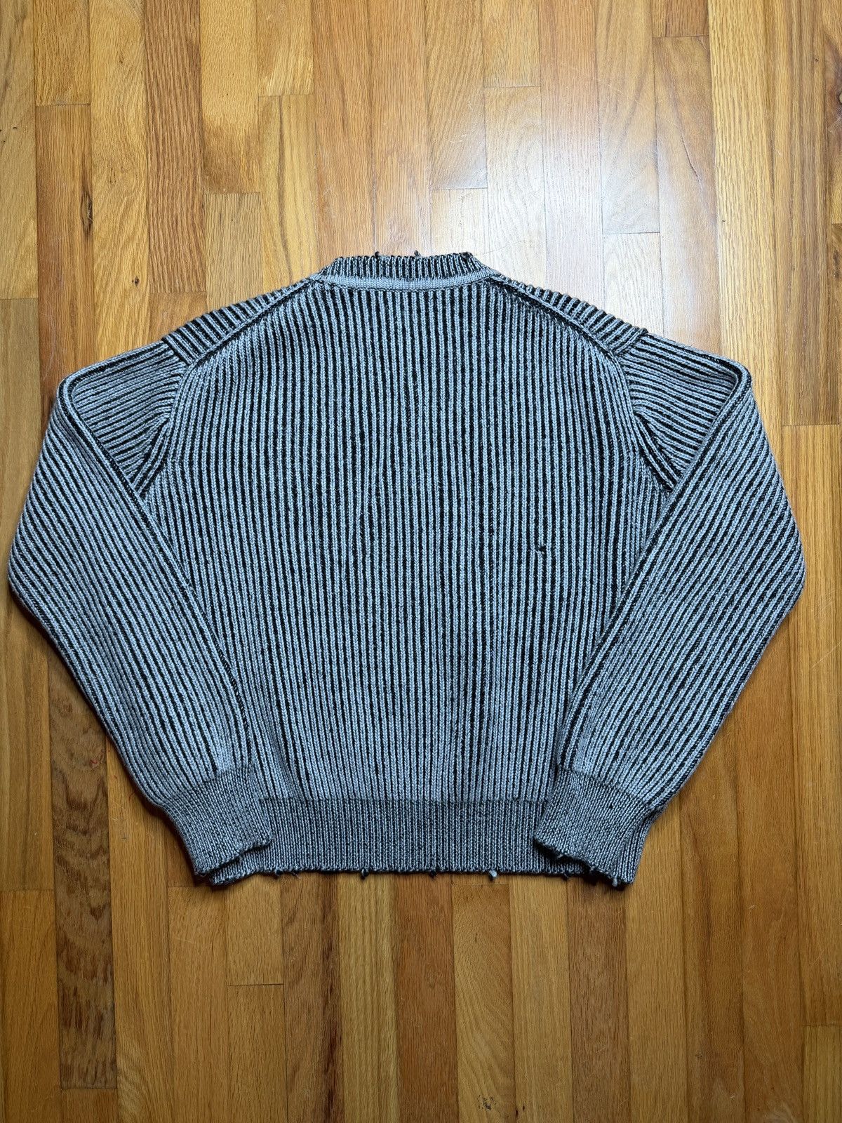 John Elliott John Elliott Structure Wool Knit Crew Sweater SS21 Ash Size US S / EU 44-46 / 1 - 2 Thumbnail