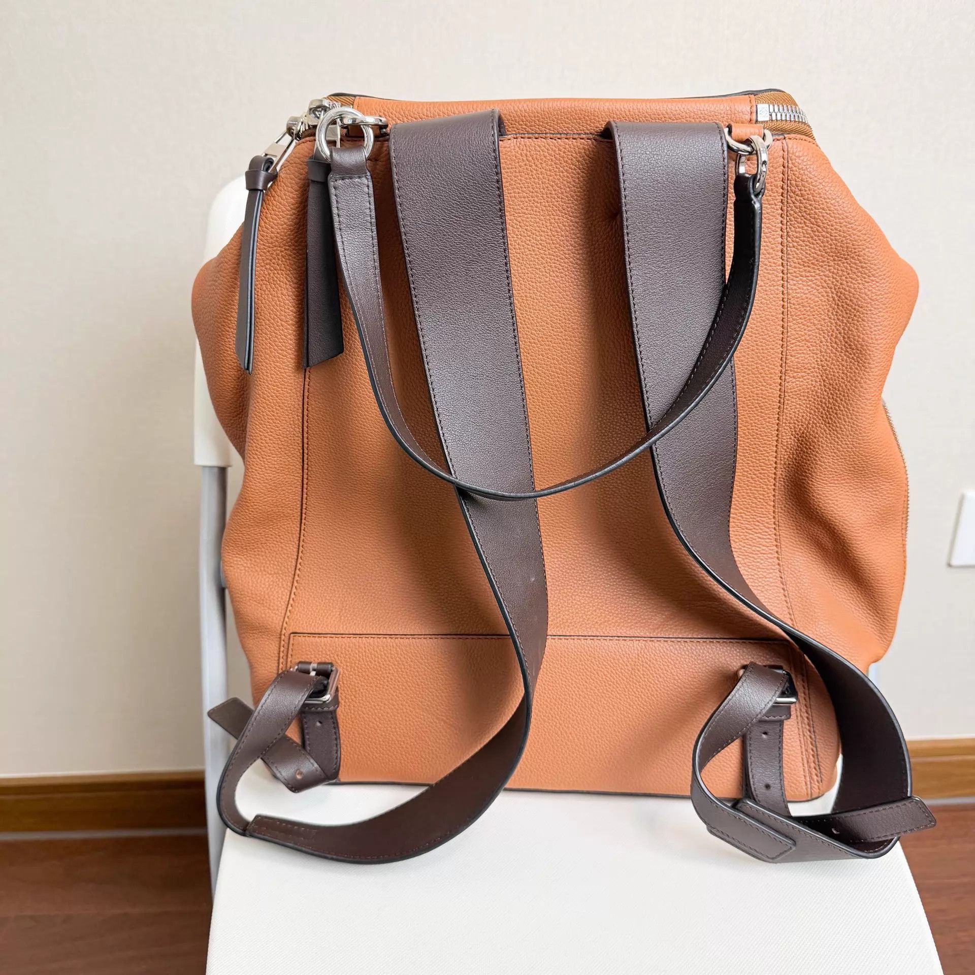 Loewe LOEWE Goya Backpack Large Caramel Maple Brown Size ONE SIZE - 2 Thumbnail