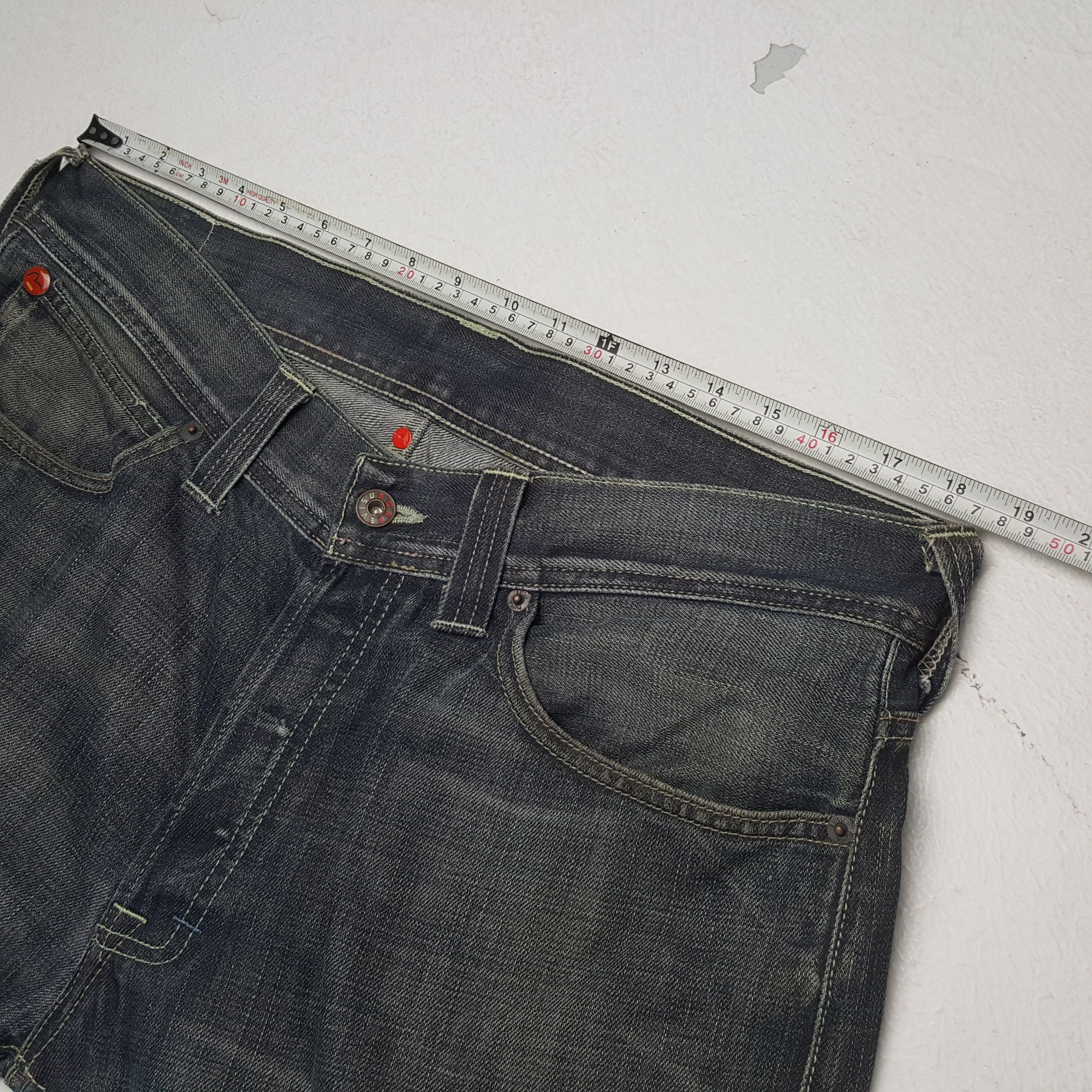 Evisu EVISU x PUMA Fashion Style Custom Daicock Jeans Size US 37 - 7 Thumbnail
