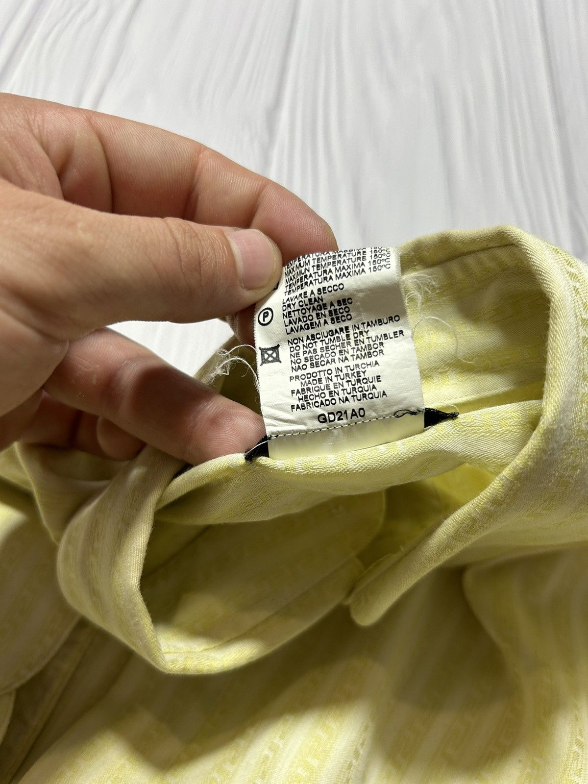 Versace RARE Versace Classic Monogram Shirt Size US L / EU 52-54 / 3 - 7 Thumbnail