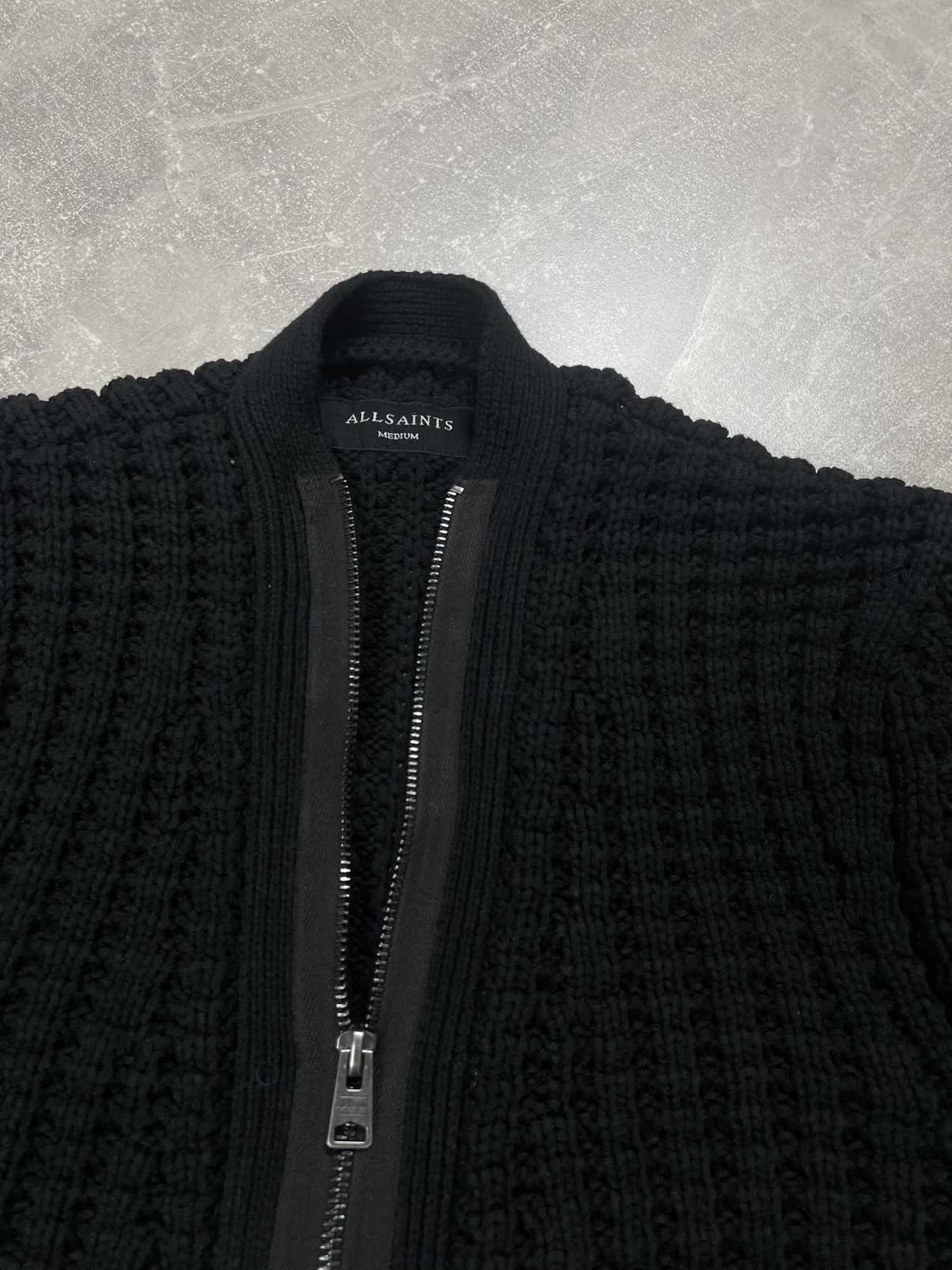 Allsaints 🖤 AllSaints Opium Avant Garde Wool Knitted Cardigan Sweater Size US M / EU 48-50 / 2 - 7 Thumbnail