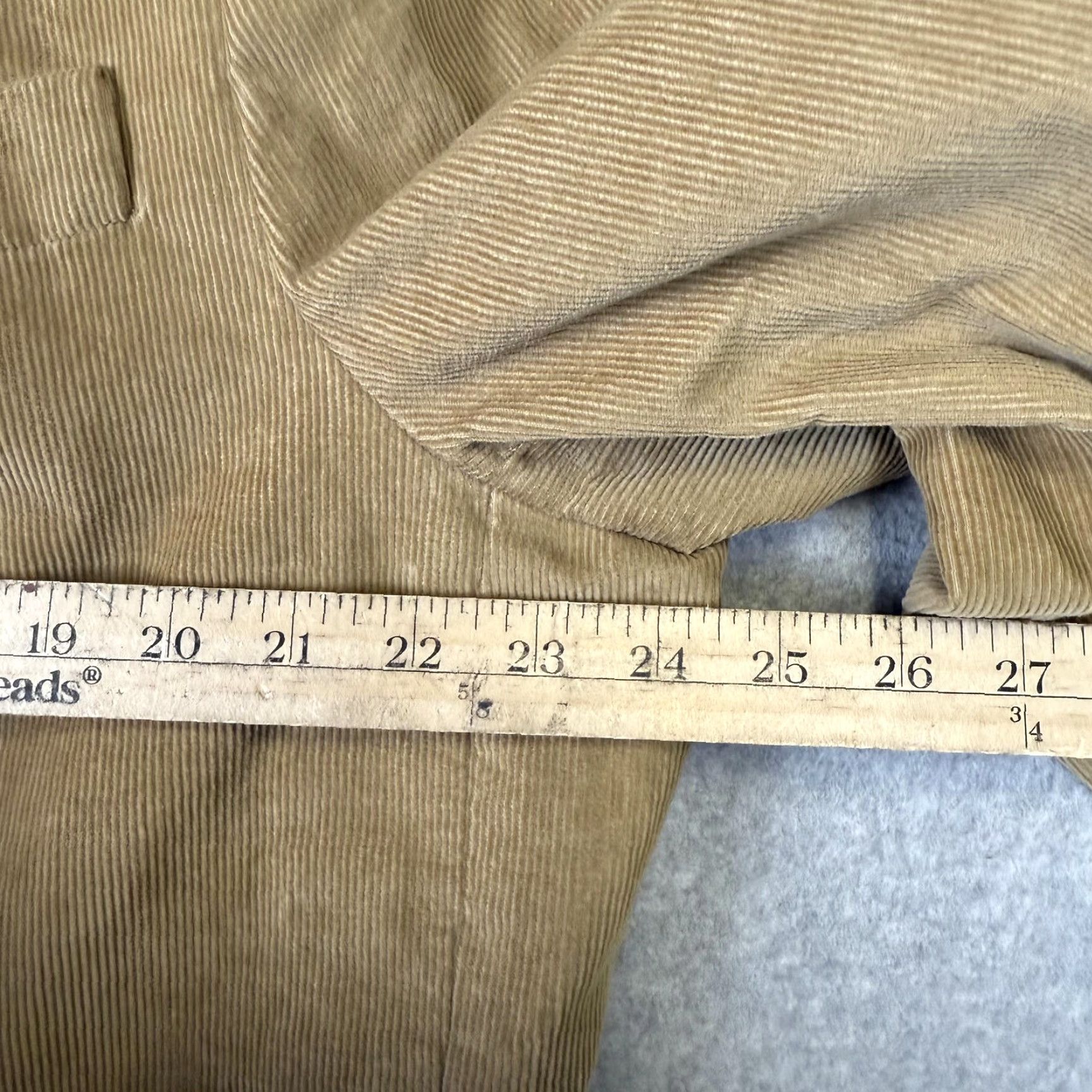 Eddie Bauer VINTAGE Eddie Bauer Blazer Men's XL Brown Corduroy Style Jacket Coat Cotton Tan Blazer Men XL Mens Blazer Corduroy Brown Size 46R - 5 Thumbnail