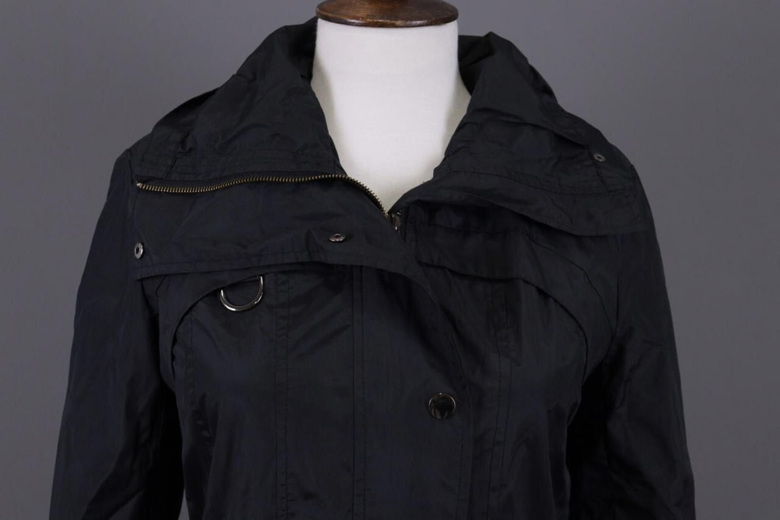 Designer Cop. Copine Black Lagenlook Parka Coat Jacket Size 30 Size M / US 6-8 / IT 42-44 - 2 Thumbnail