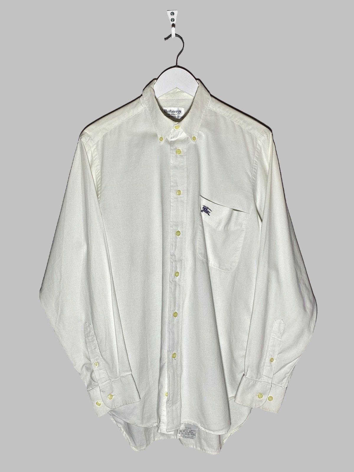 Burberry Vintage Burberrys White Shirt Size XL XXL Size US M / EU 48-50 / 2 - 1 Thumbnail