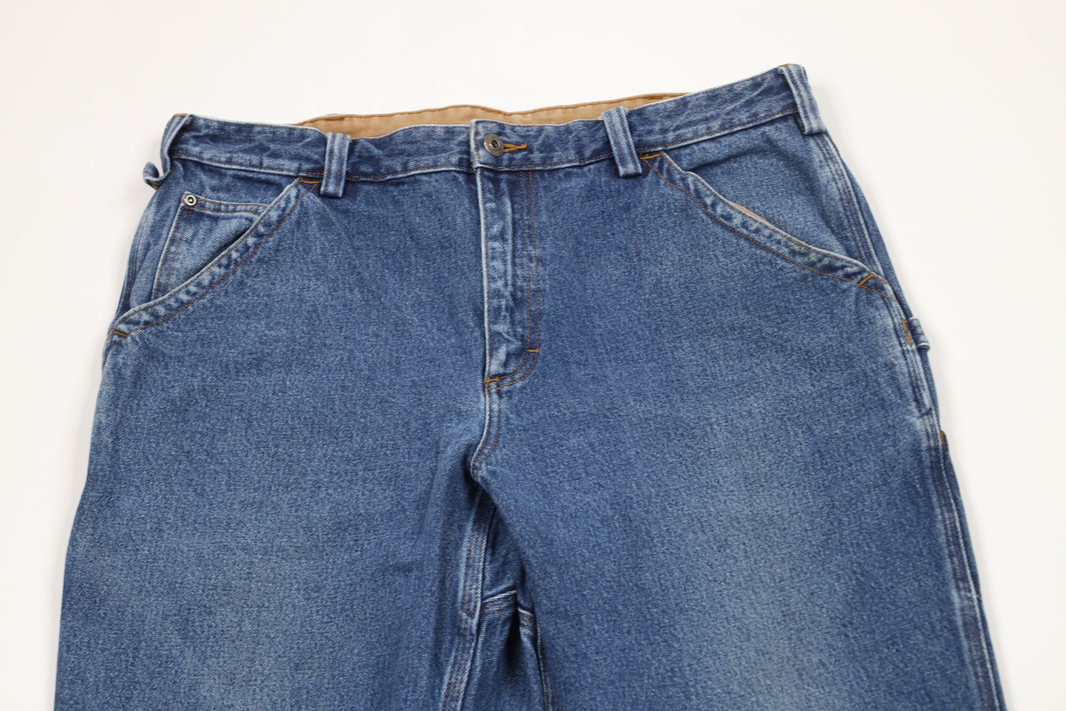 Duluth Trading Company × Vintage Duluth Trading Co Fit Ballroom Carpenter Wide Leg Jeans Size US 38 / EU 54 - 2 Thumbnail
