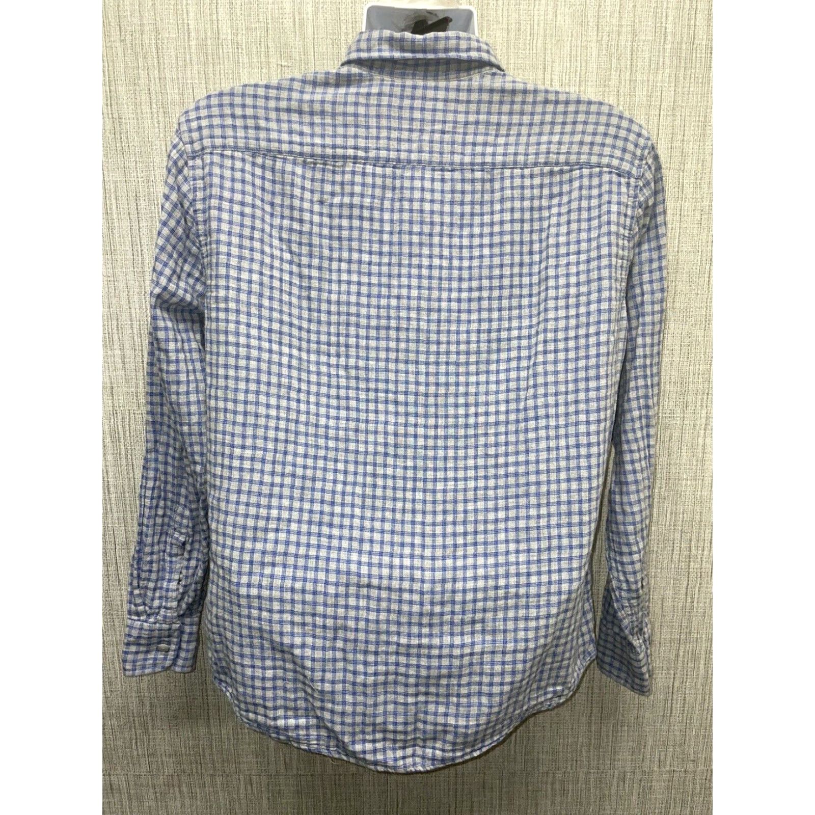 UNTUCKit UNTUCKit Blue Plaid Button-Up Shirt 100% Cotton Long Sleeve Regular Mens L Size US L / EU 52-54 / 3 - 4 Thumbnail