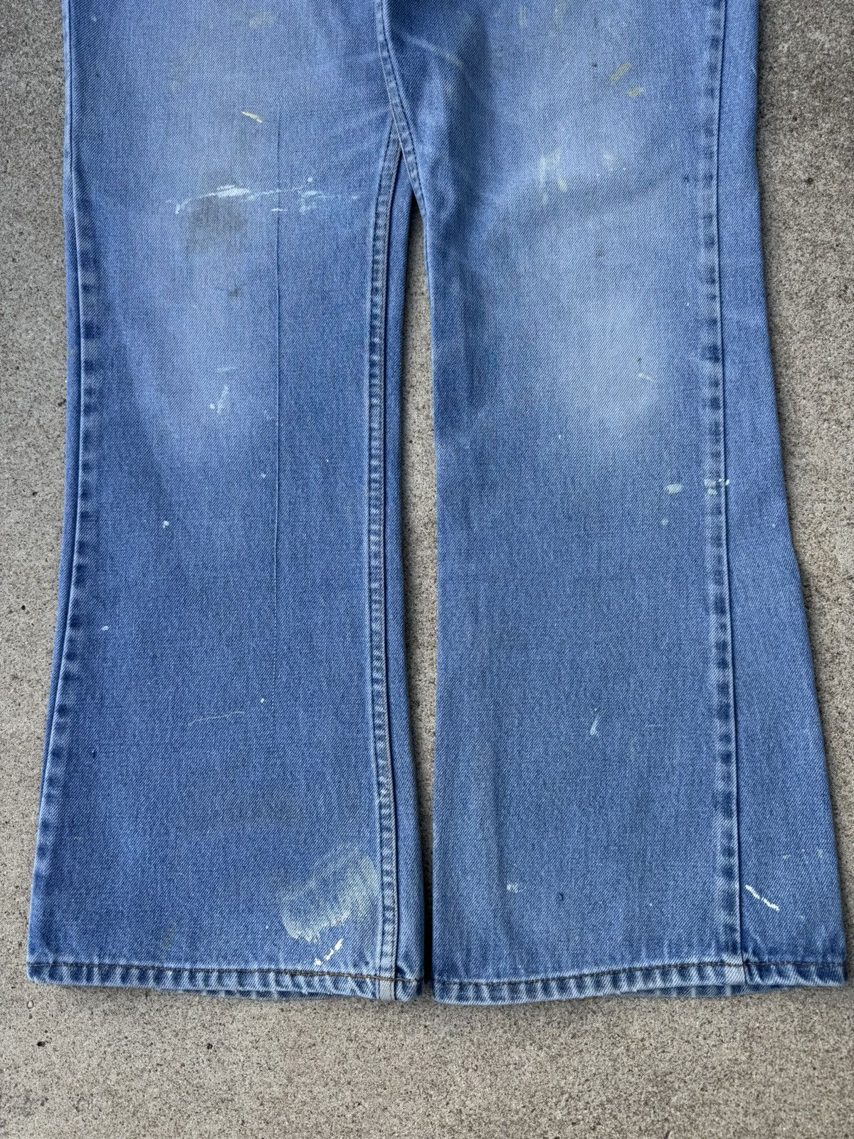 Levi's × Vintage Vtg 80s Levi’s 646 Orange Tab Bellbottom Flare Jeans 35x31 Size US 35 - 3 Thumbnail