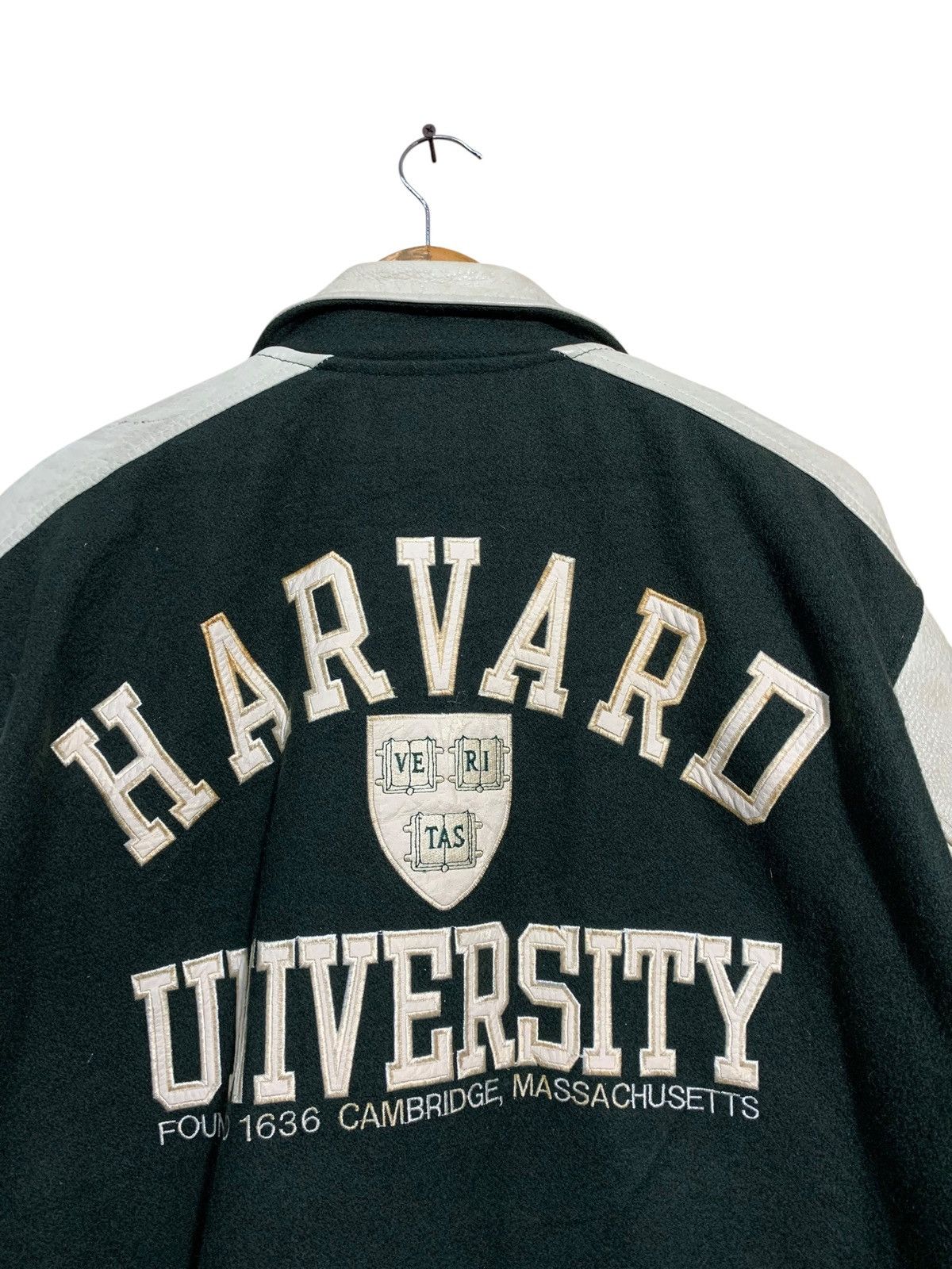 Vintage 🔥VTG HARVARD UNIVERSITY VARSITY JACKETS WOOL/LEATHER Size US M / EU 48-50 / 2 - 4 Thumbnail