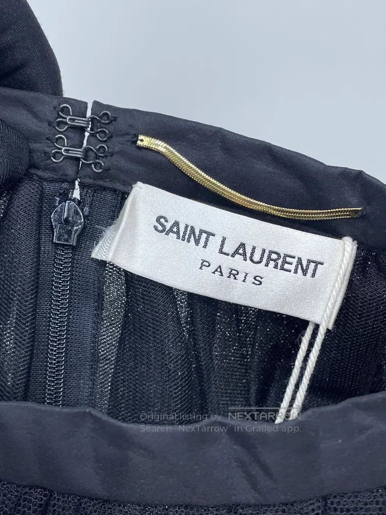 Saint Laurent Paris Saint Laurent Paris Black tulle puffy skirt Size 33" - 5 Thumbnail