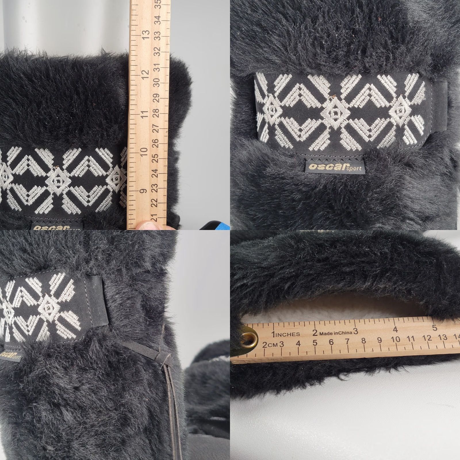 Vintage VINTAGE Technica Goat Hair Black Boots Women US 7 EU 38 Mid-Calf Pull On Snow Boot Ski Womens Size US 5 / IT 35 - 9 Thumbnail