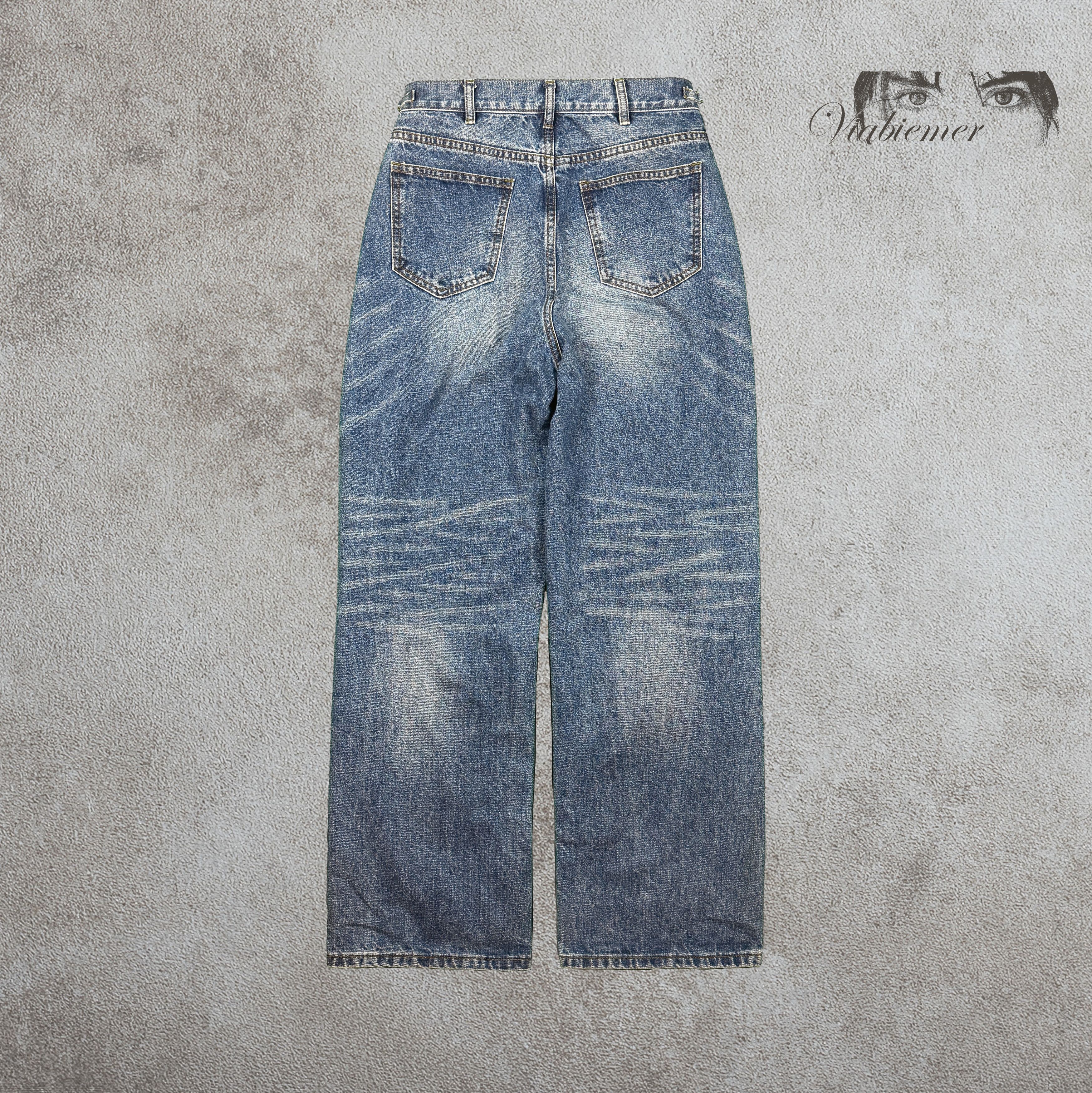 Celine Celine Wide Leg Jeans Size 29" - 6 Thumbnail