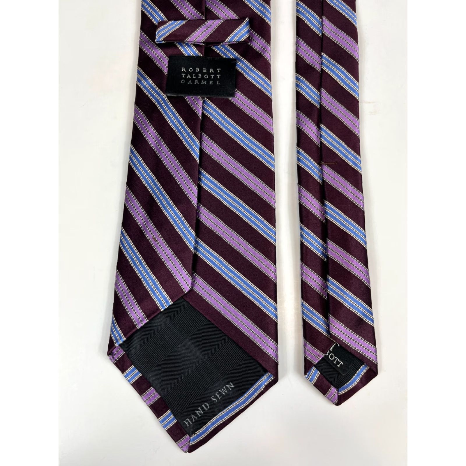 Robert Talbott Robert Talbott Carmel Men's Tie Striped Hand Made in USA One Size Multicolor Size ONE SIZE - 6 Thumbnail