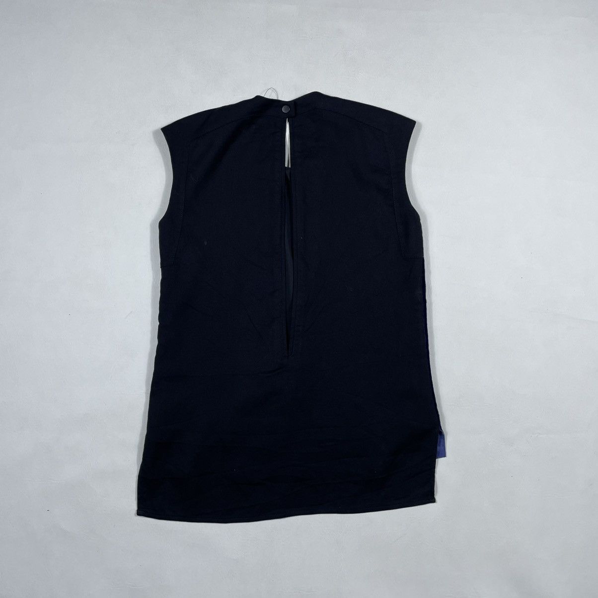 Helmut Lang HELMUT LANG CALF HAIR CAPPED SLEEVELESS BLOUSE Size S / US 4 / IT 40 - 10 Thumbnail
