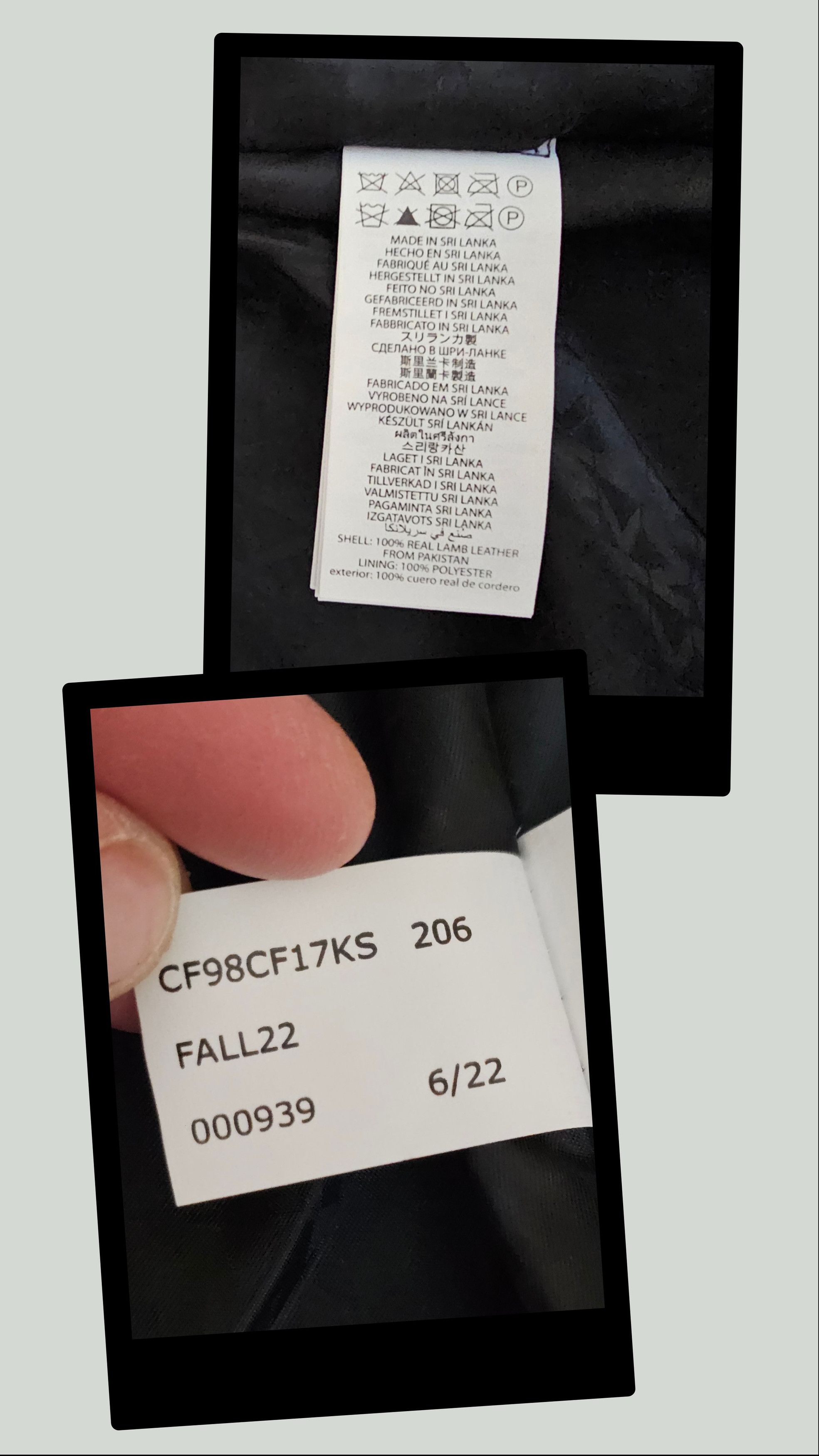 Michael Kors Michael Kors Men's Leather Racer Jacket New with tag Size US S / EU 44-46 / 1 - 11 Thumbnail